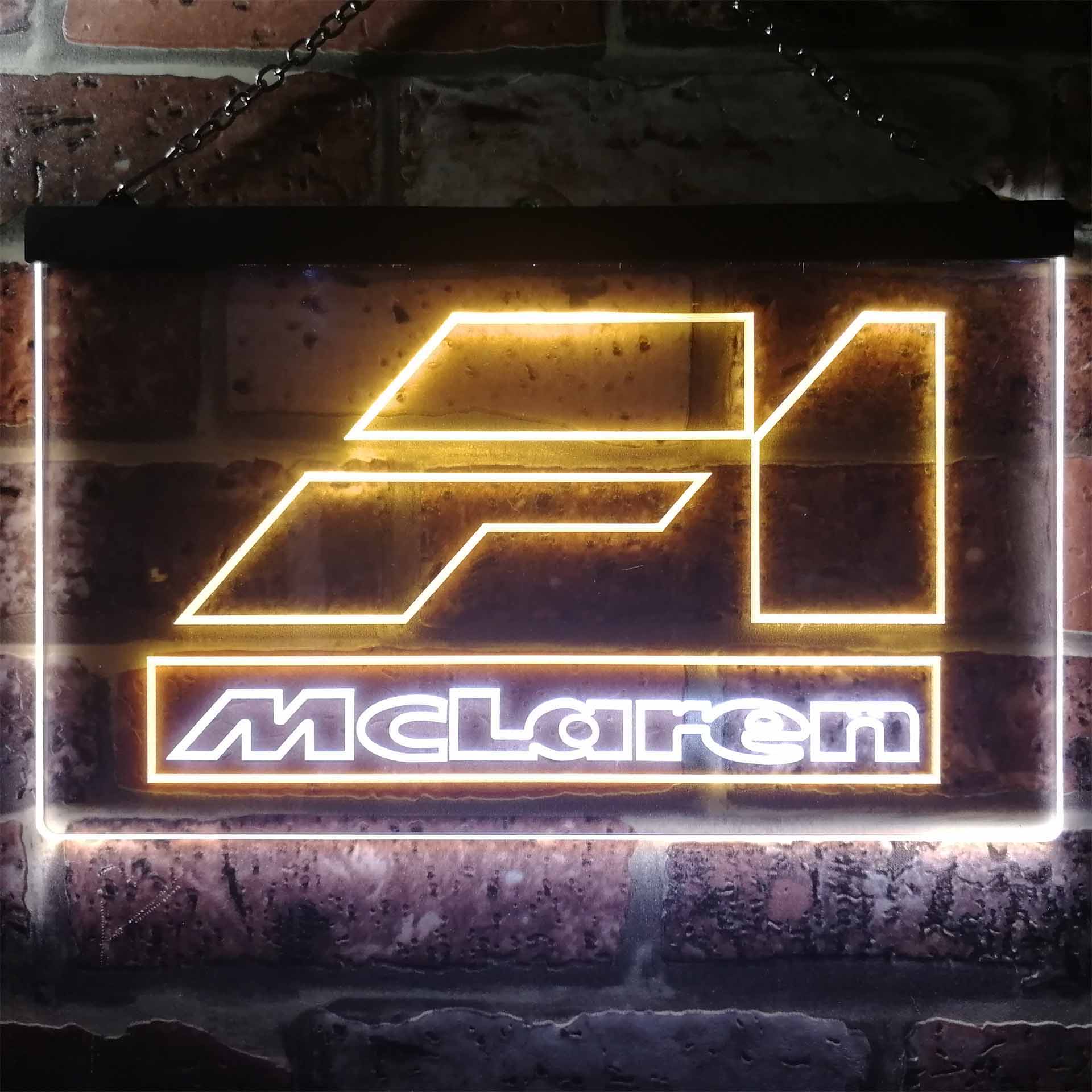 Mclaren Racing Sign Mclaren F1 Car Neon Sign - LED LAB CAVE