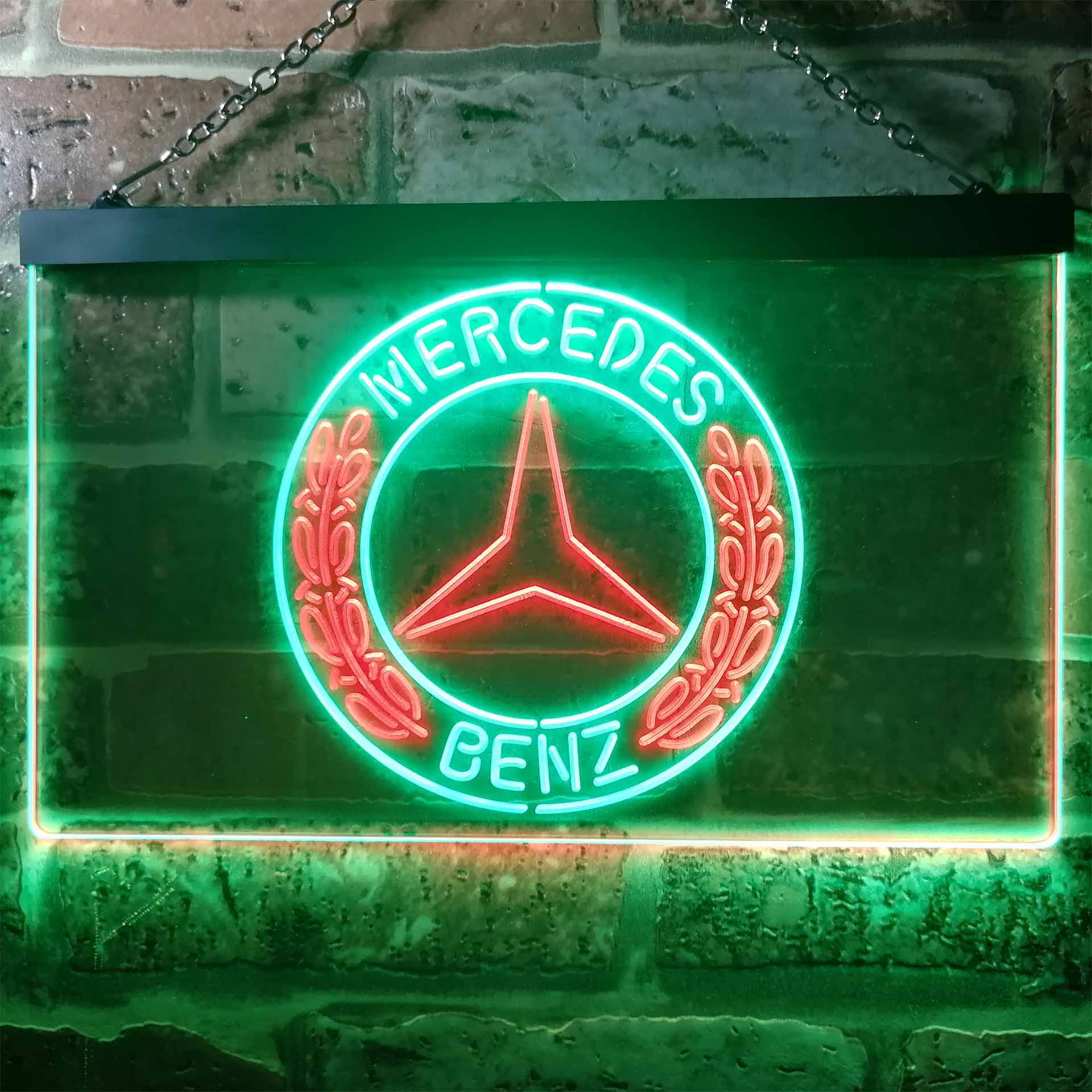 Mercedece Sign Mercedes Benz Neon Sign - LED LAB CAVE
