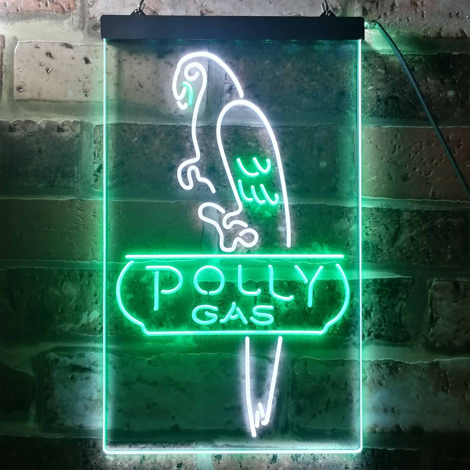 Polly Gas Parrot Neon LED Sign