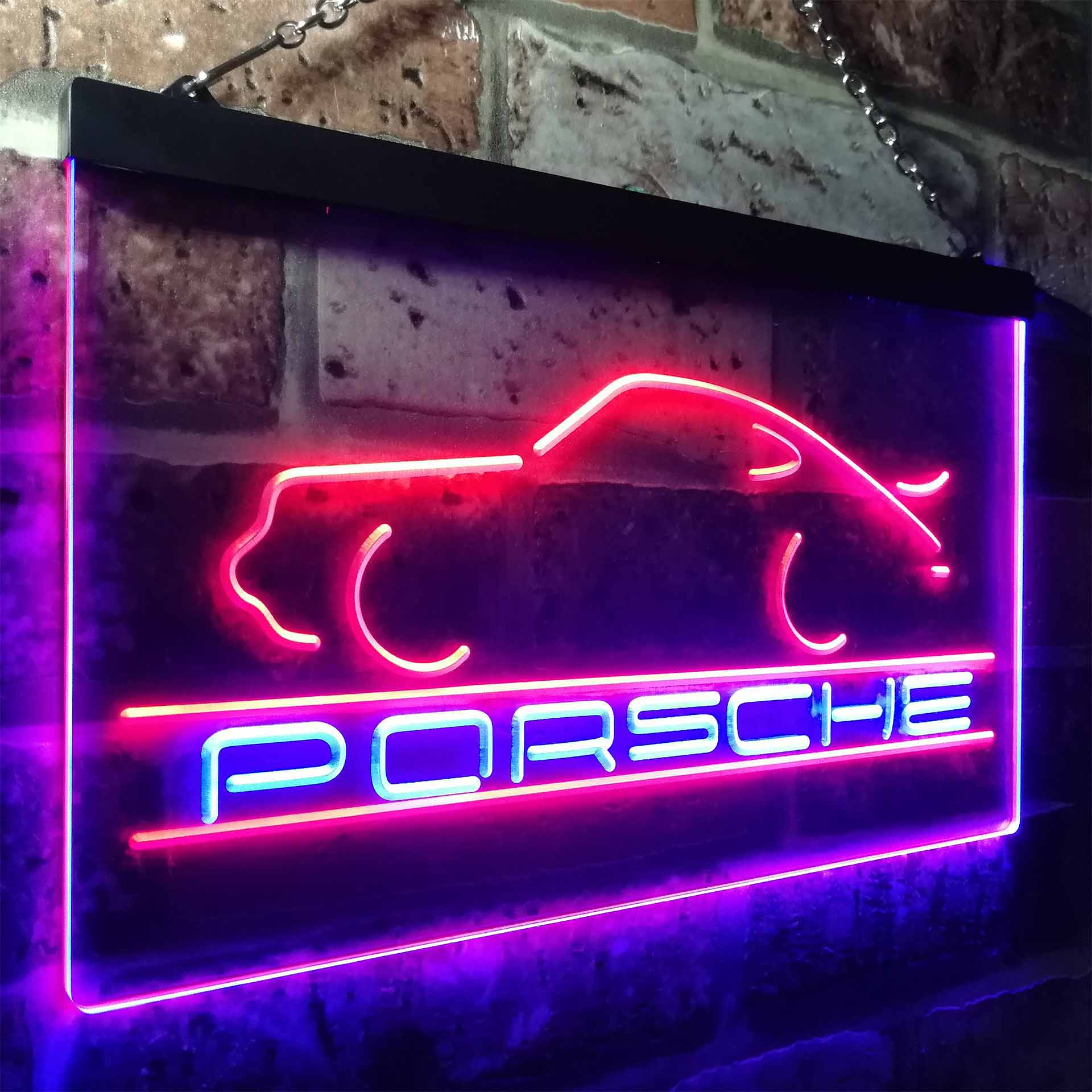 Porsche Neon LED Sign