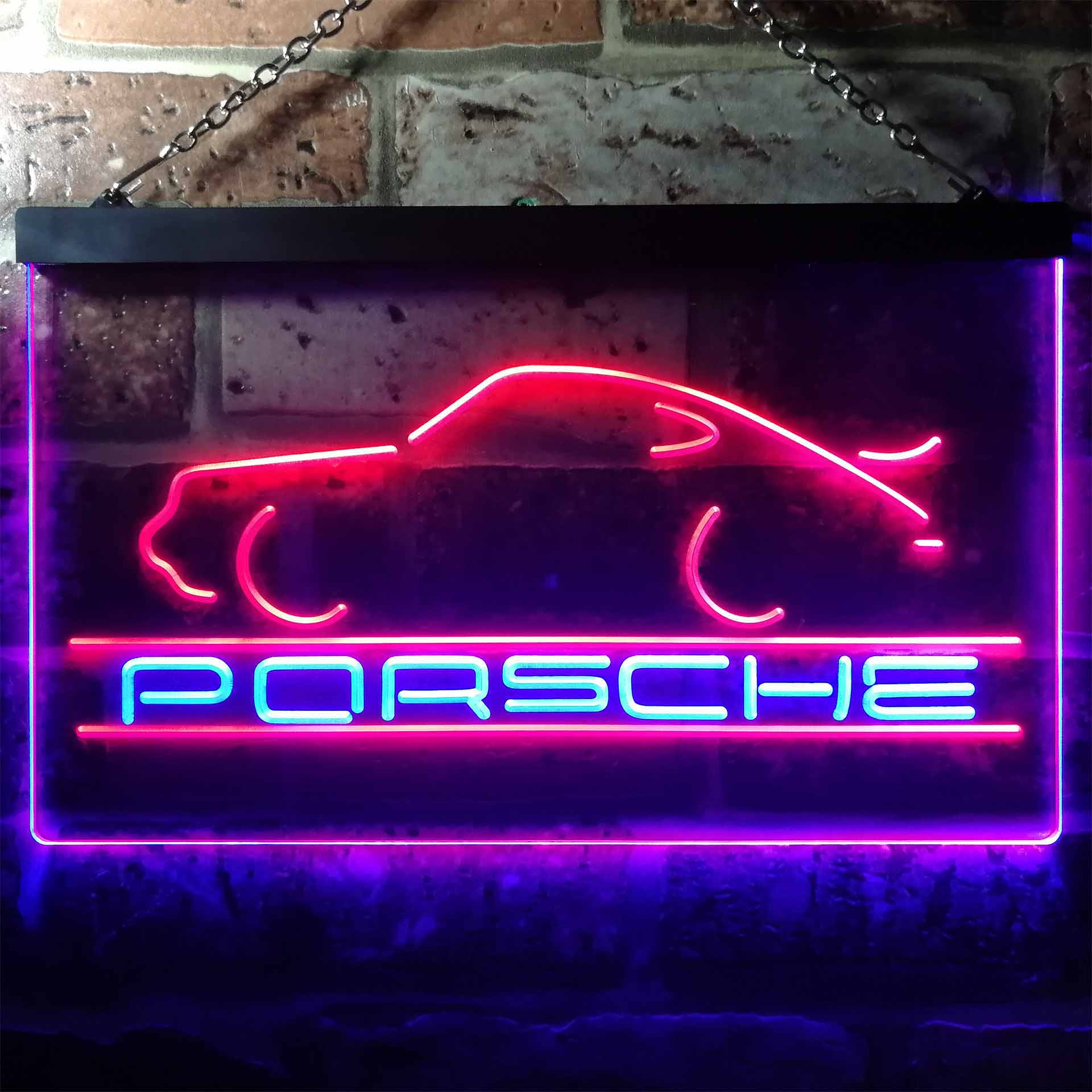 Porsche Car Neon LED Sign