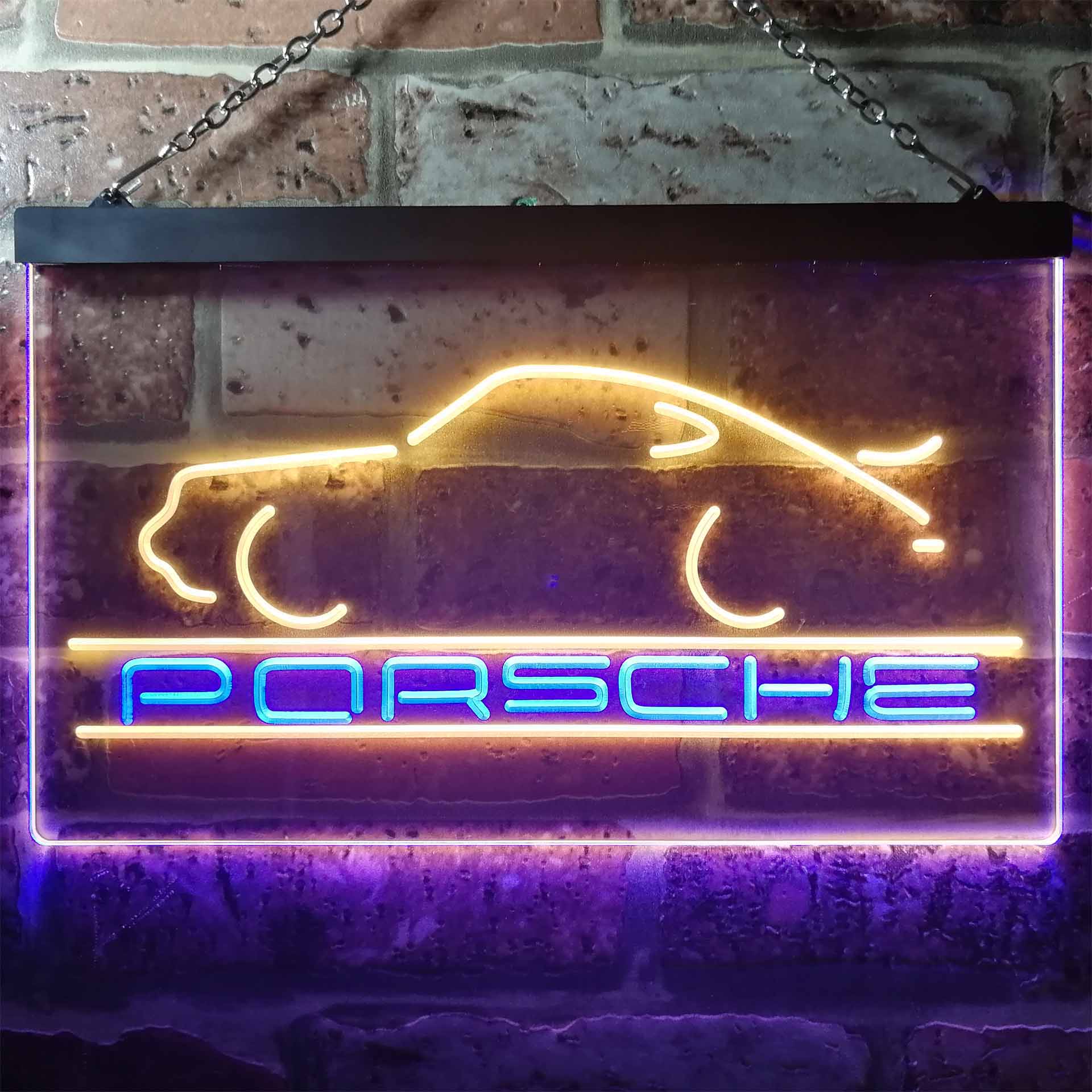 Porsche Car Neon LED Sign