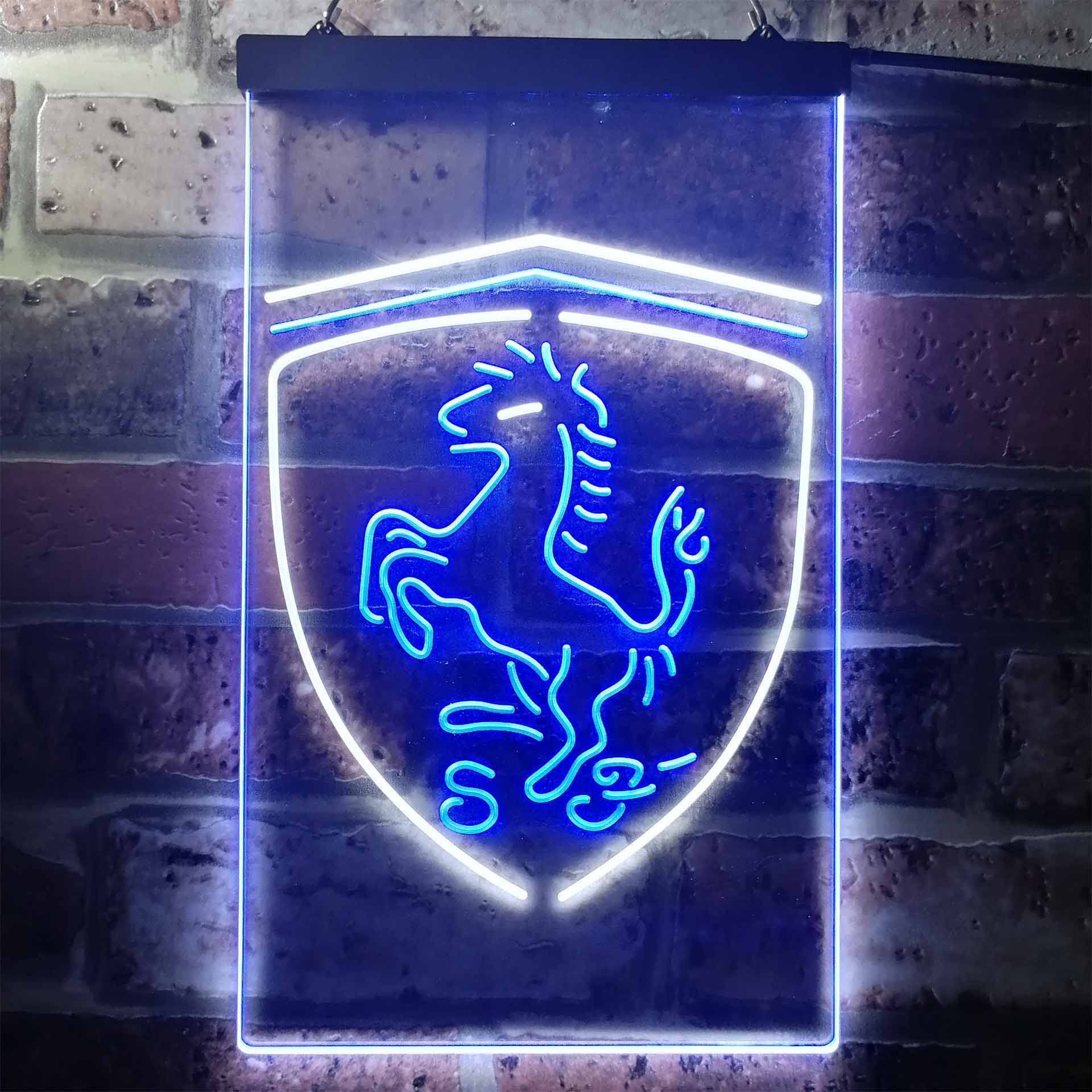 Ferrari Prancing Horse Neon Sign - LED LAB CAVE