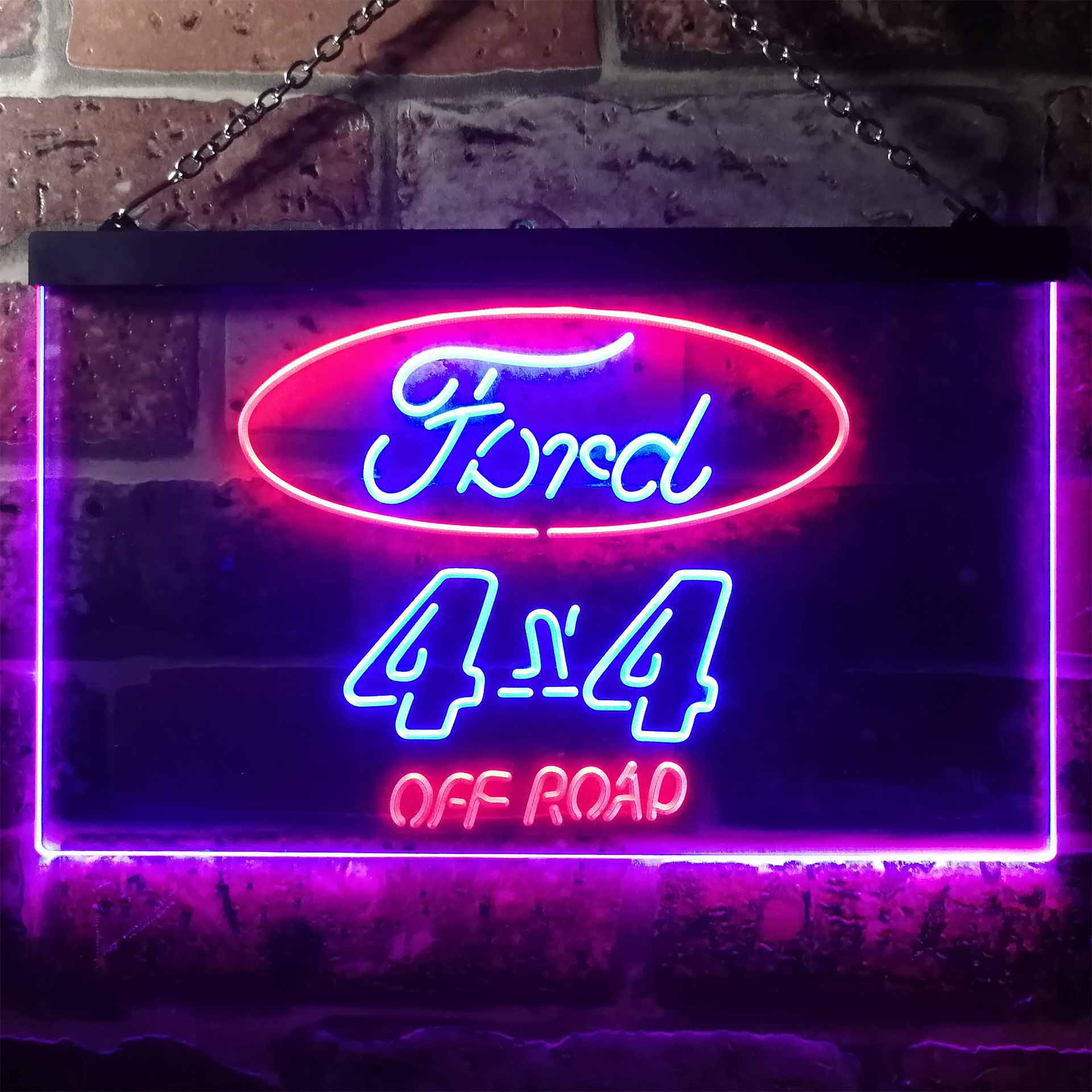 Ford 4x4 Off-road Jeep Neon LED Sign