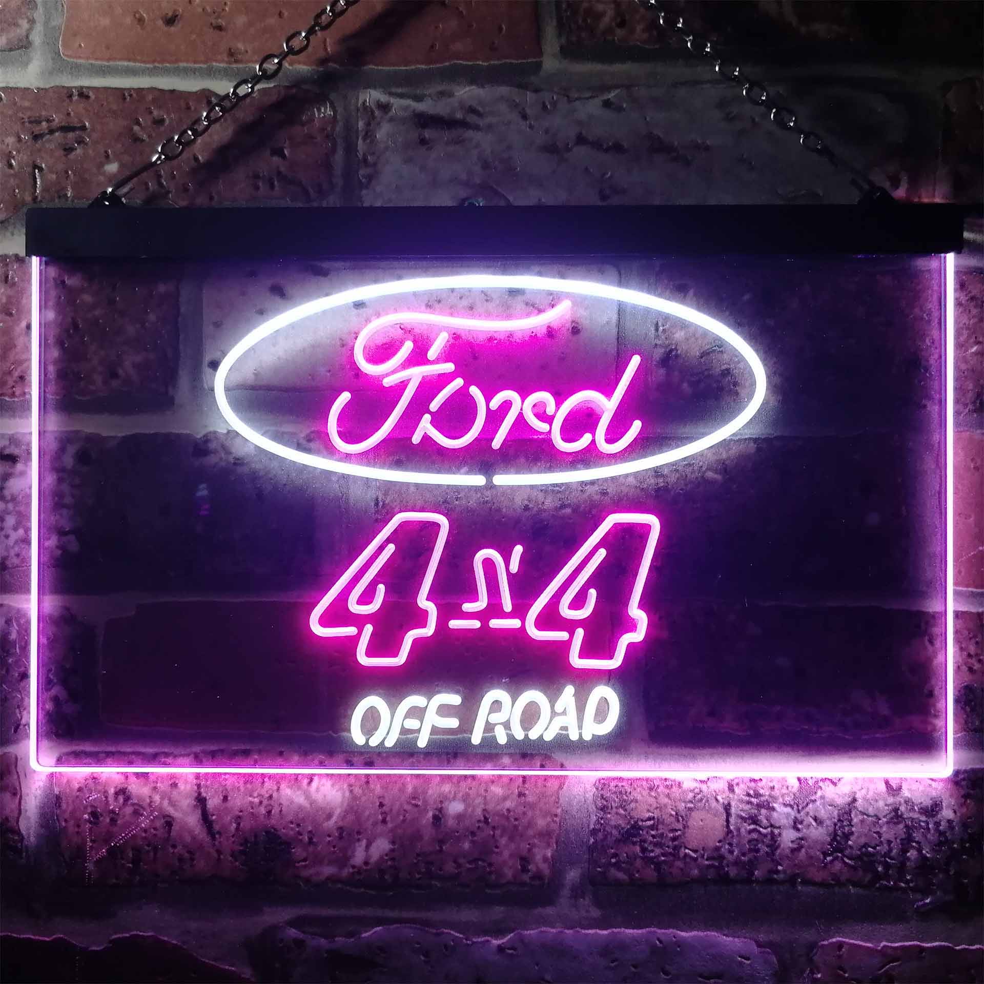Ford 4x4 Off-road Jeep Neon LED Sign