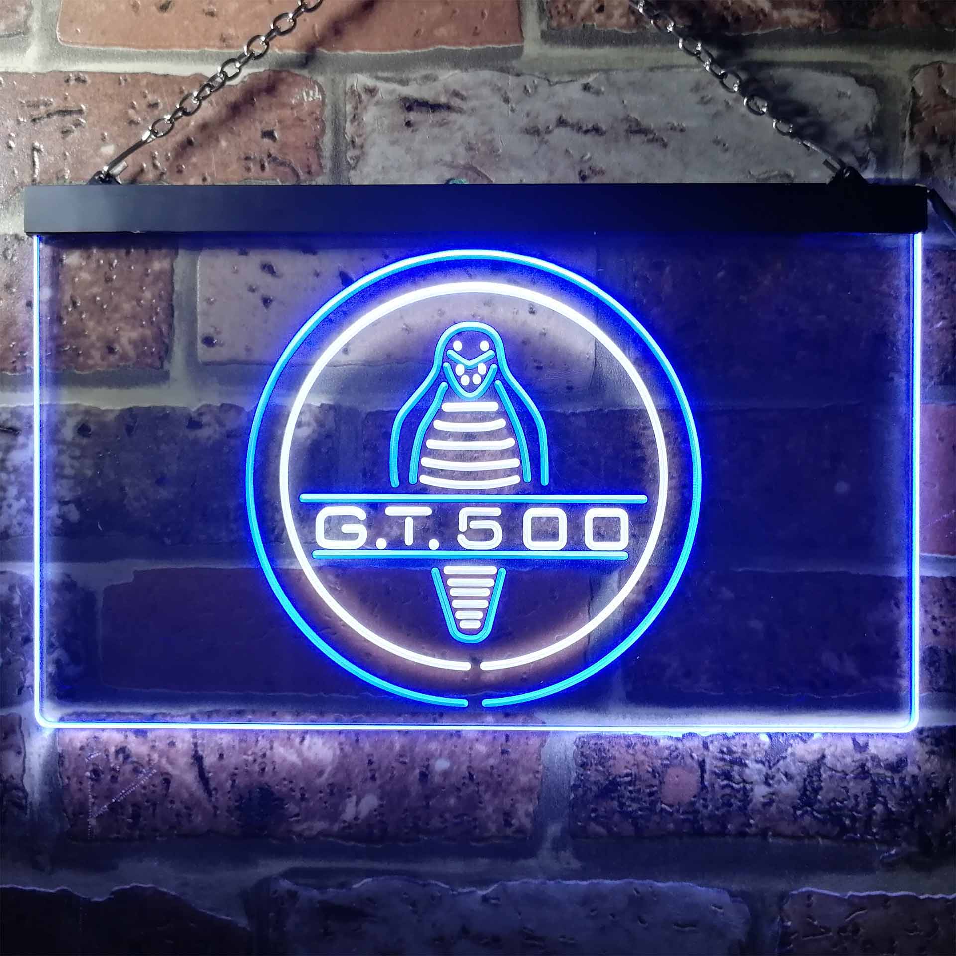 Ford Mustang Shelby Cobra GT 500 Neon LED Sign