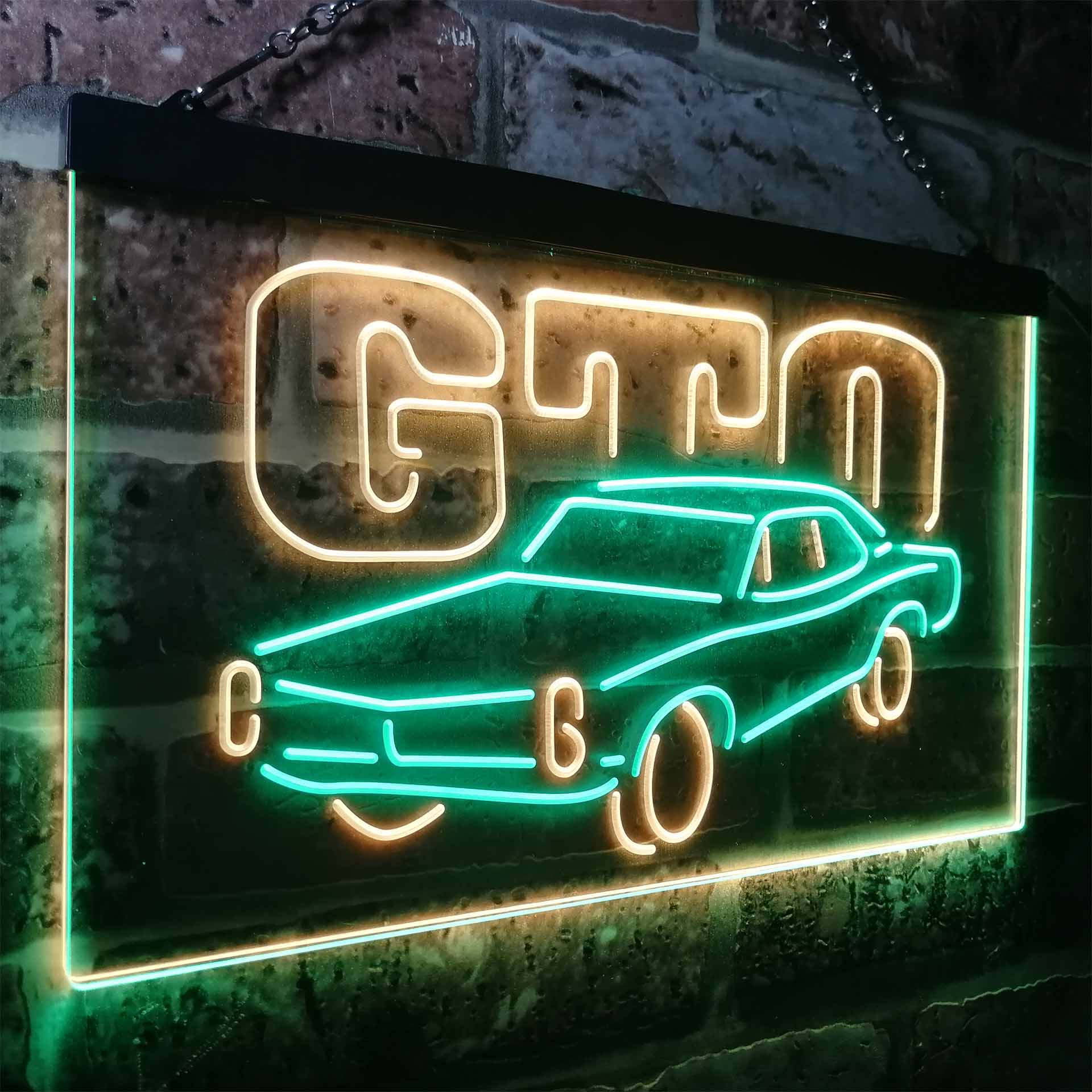 GM American Auto Pontiac GTO Neon LED Sign