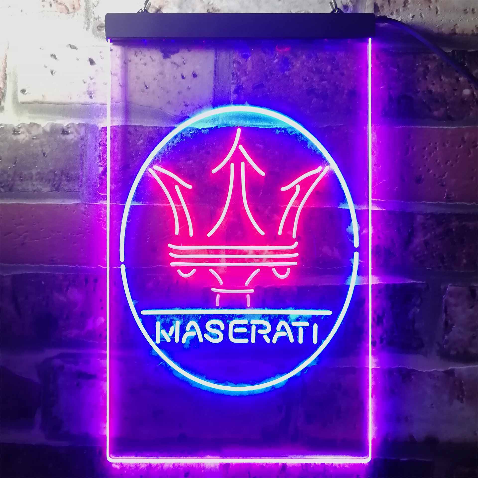 Maserati Led Sign Maserati Neon Sign - LED LAB CAVE