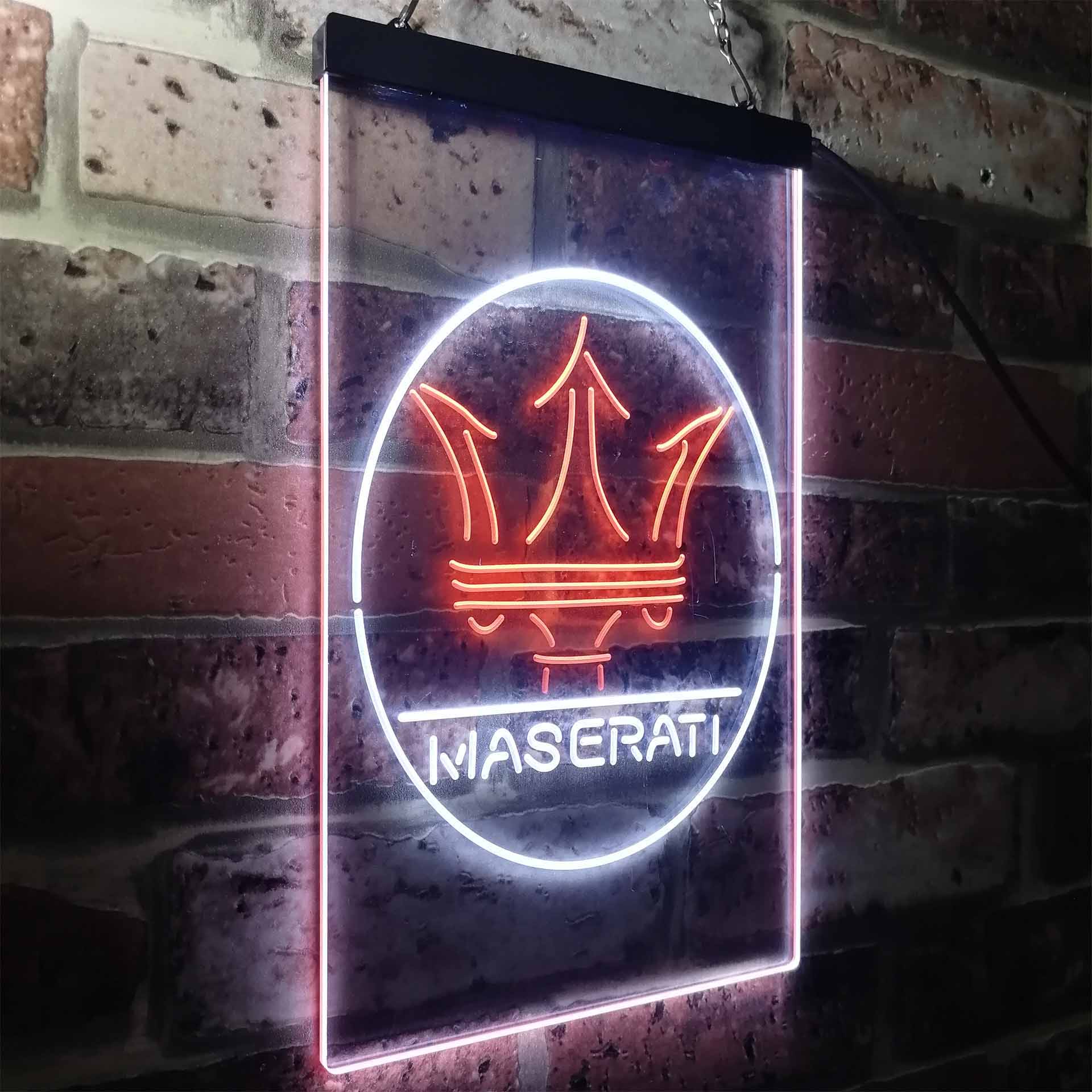 Maserati Led Sign Maserati Neon Sign - LED LAB CAVE