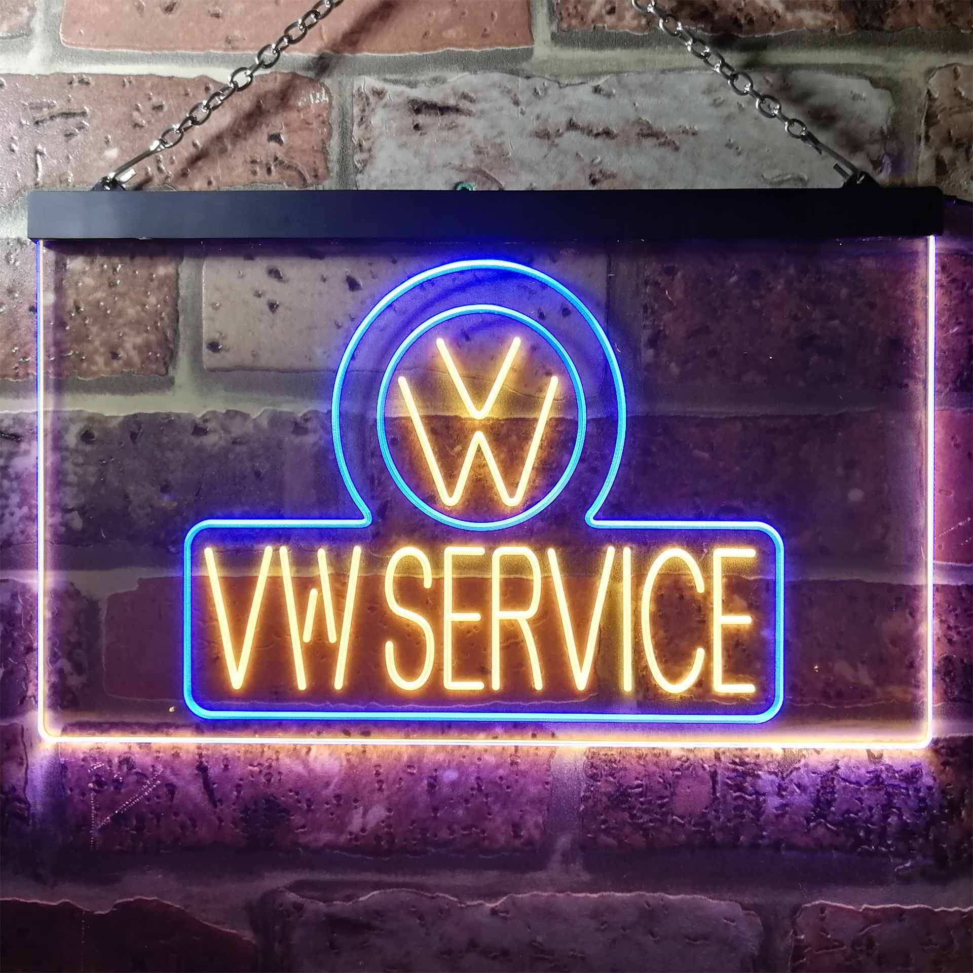 Volkswagen VW Service Neon LED Sign