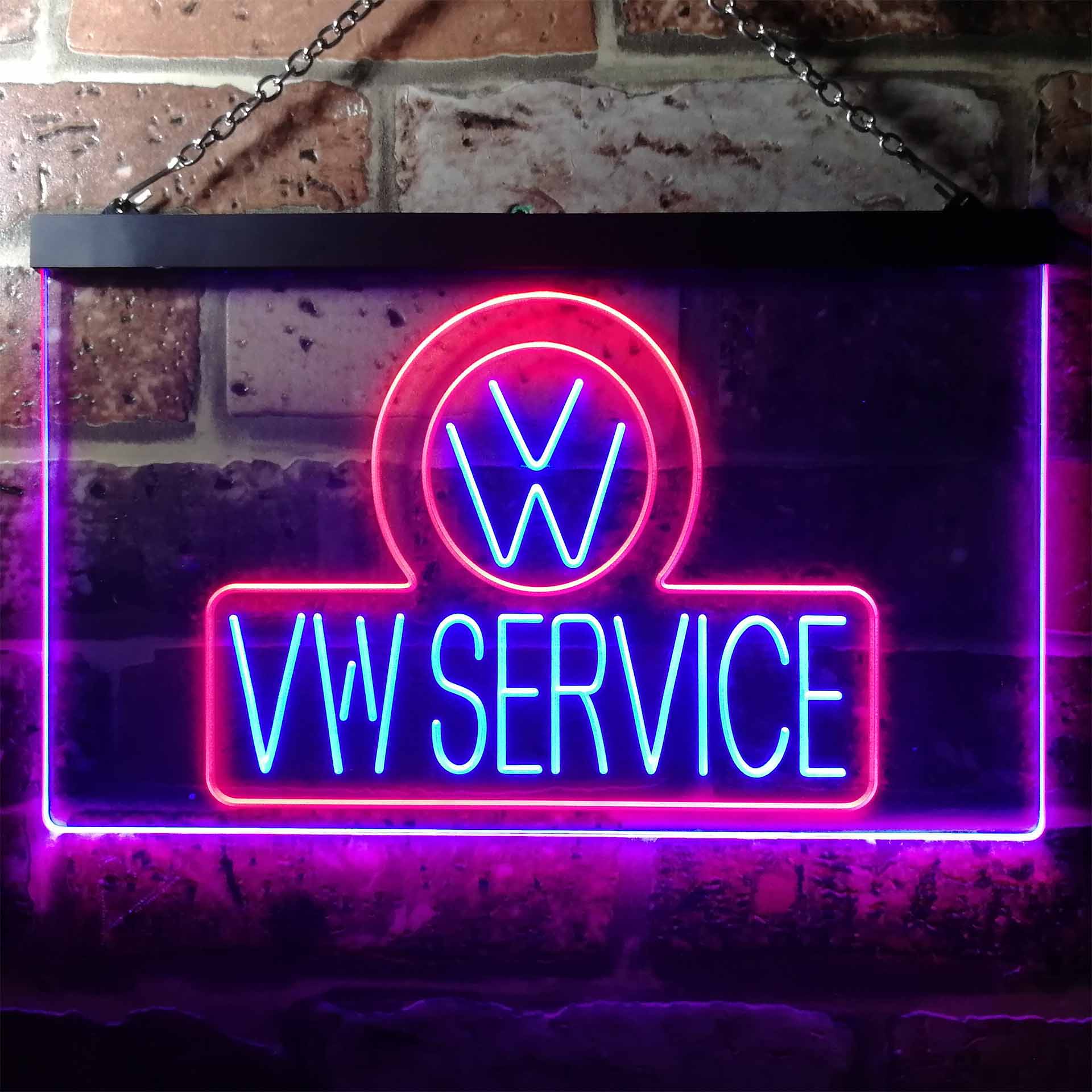 Volkswagen VW Service Neon LED Sign