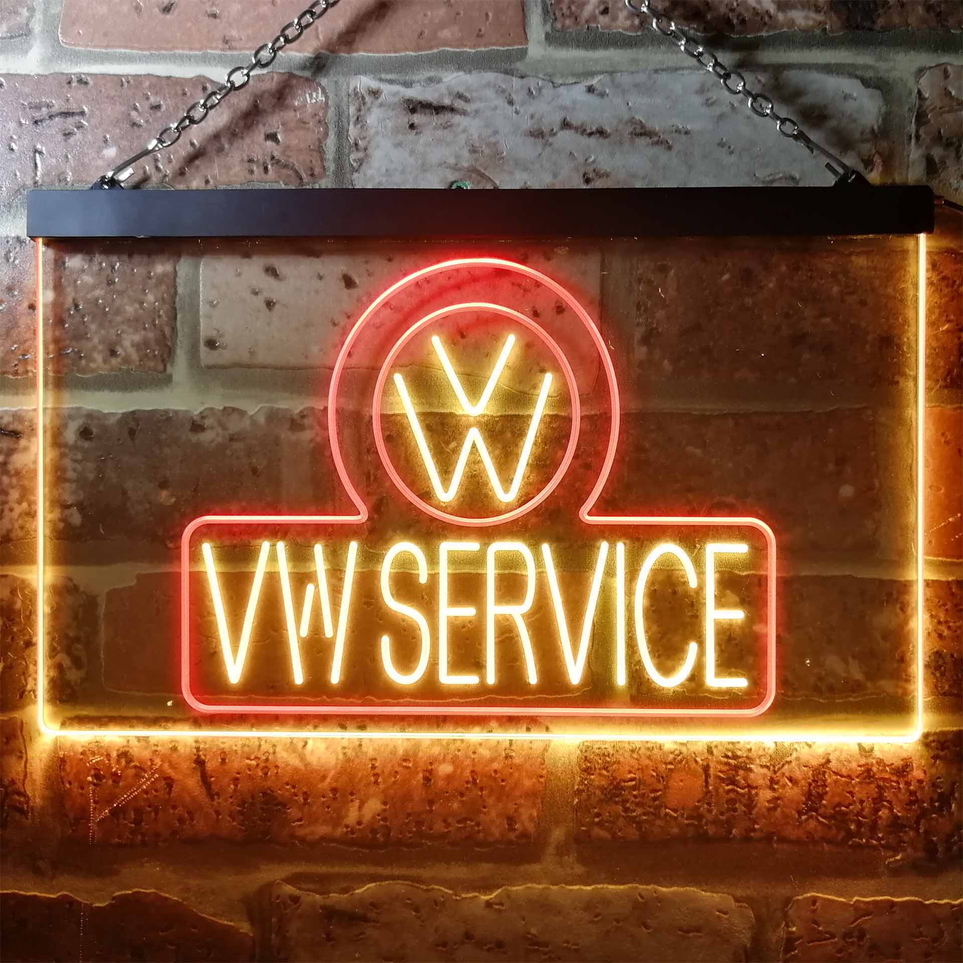 Volkswagen VW Service Neon LED Sign