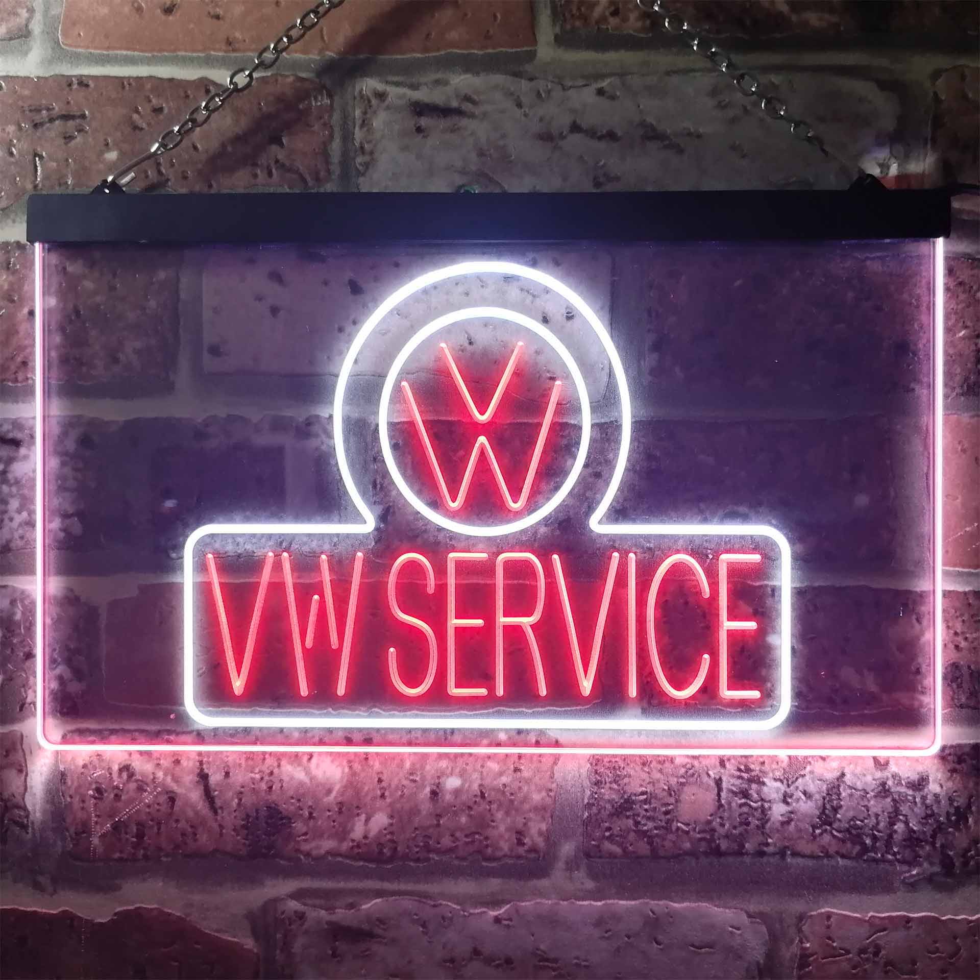 Volkswagen VW Service Neon LED Sign