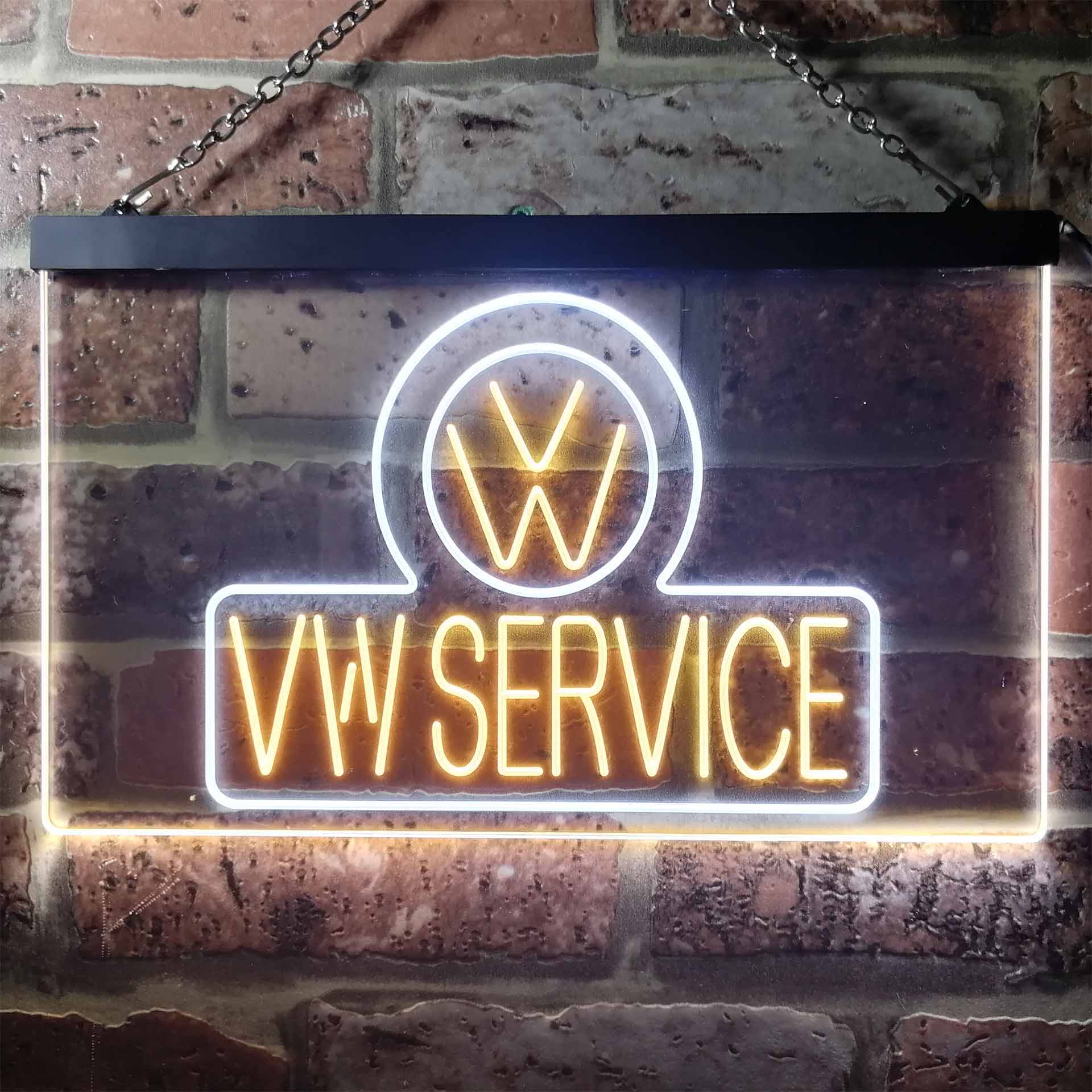 Volkswagen VW Service Neon LED Sign