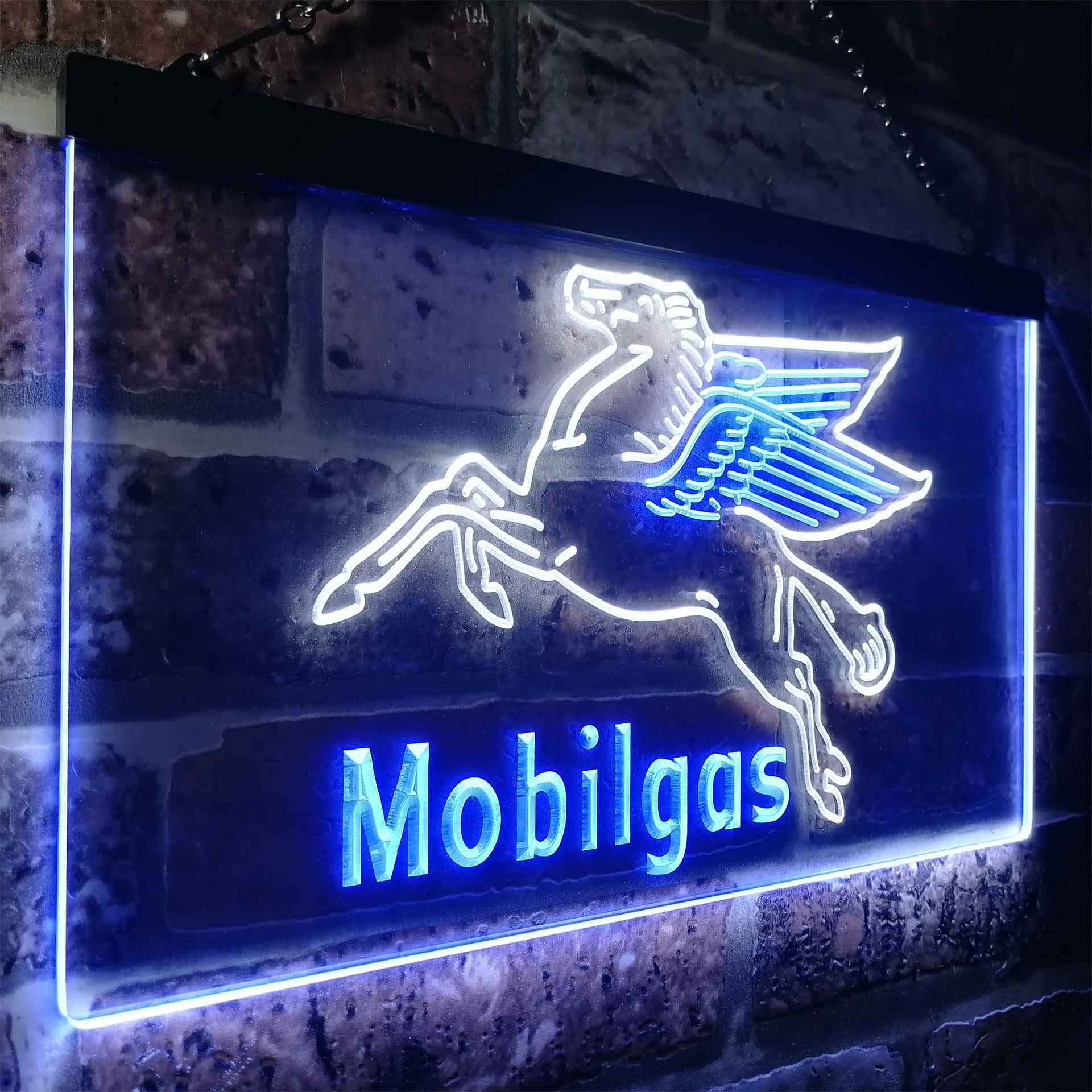 Mobil Gas Flying Horse Neon LED Sign