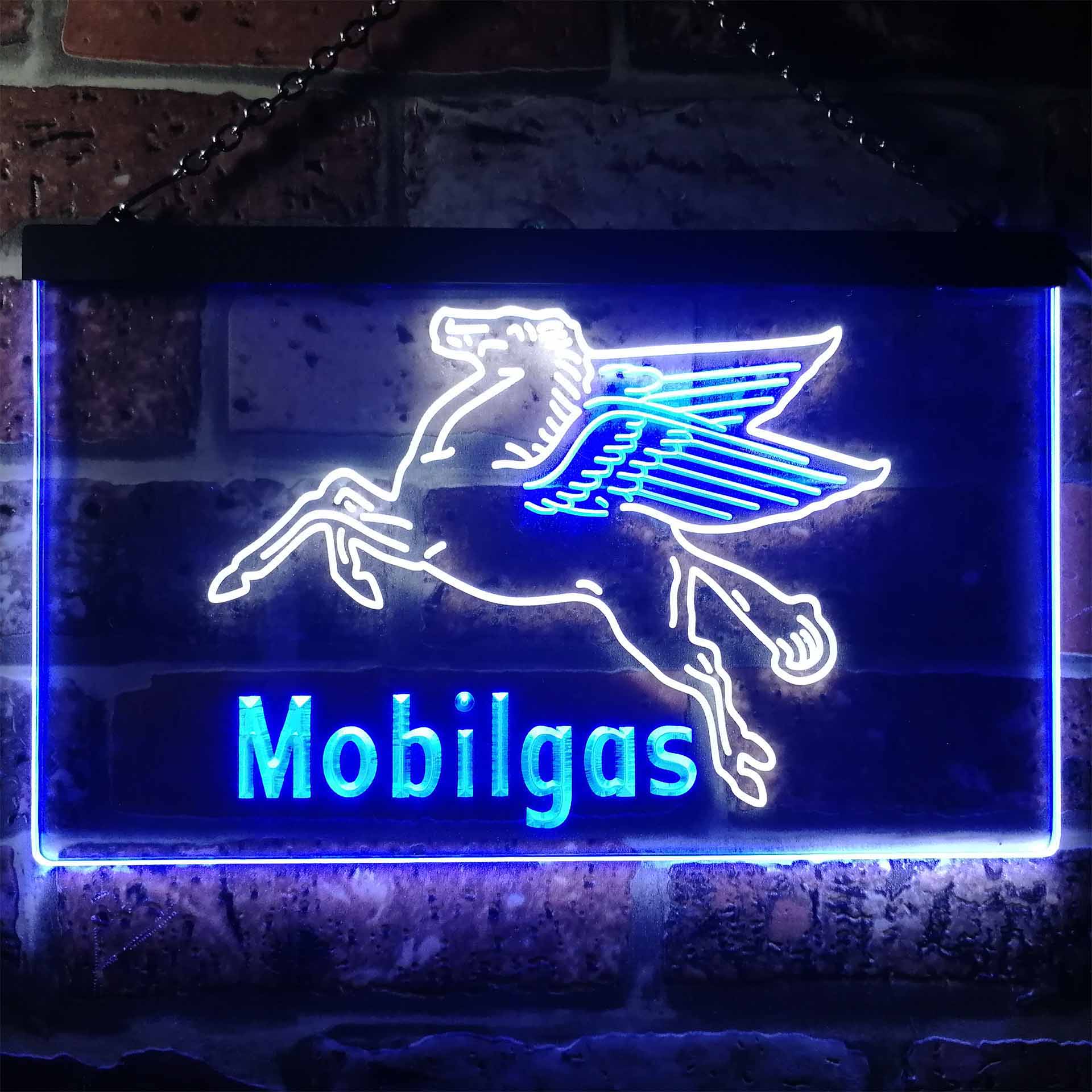 Mobil Gas Flying Horse Neon LED Sign