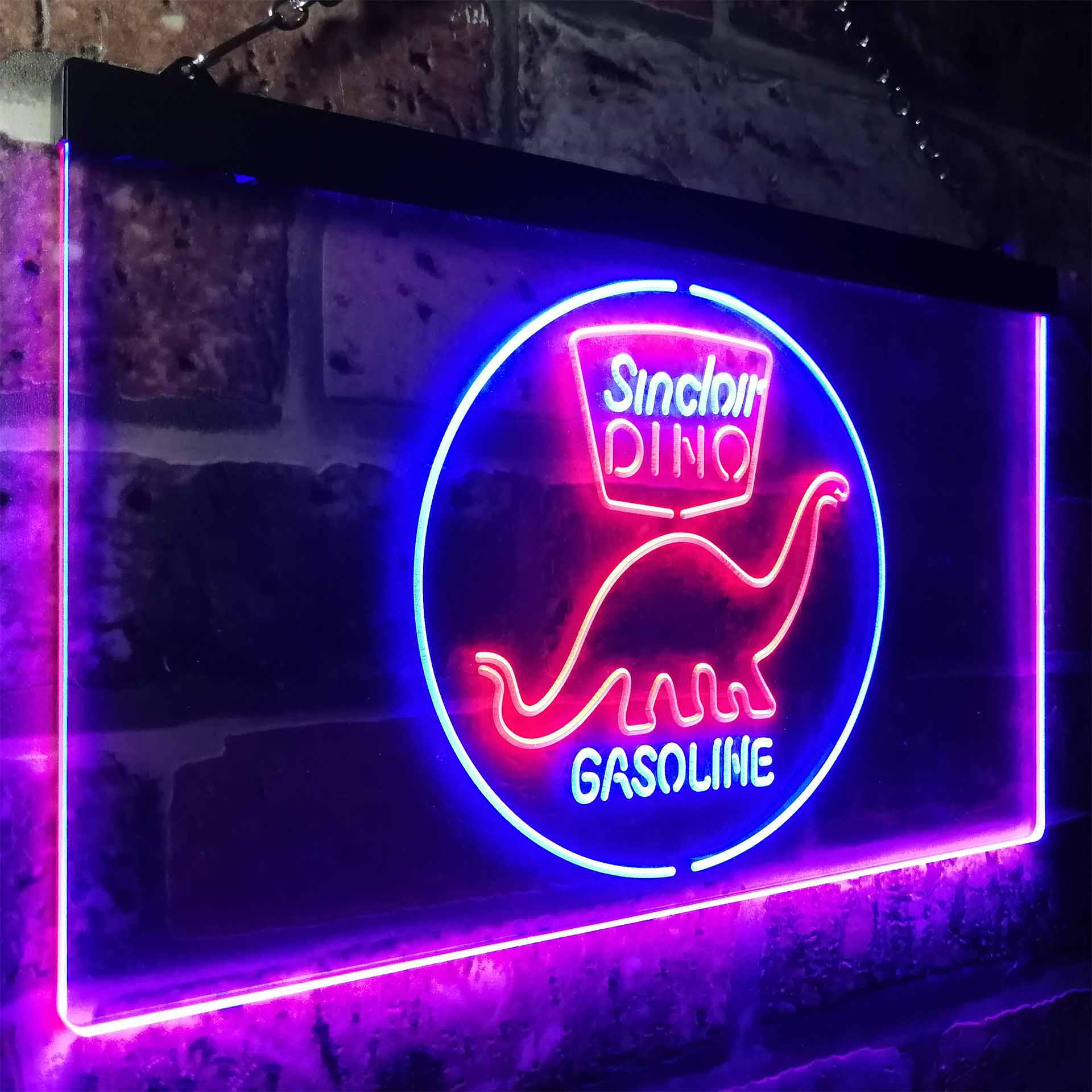 Sinclair Dinosaur Dino Neon LED Sign