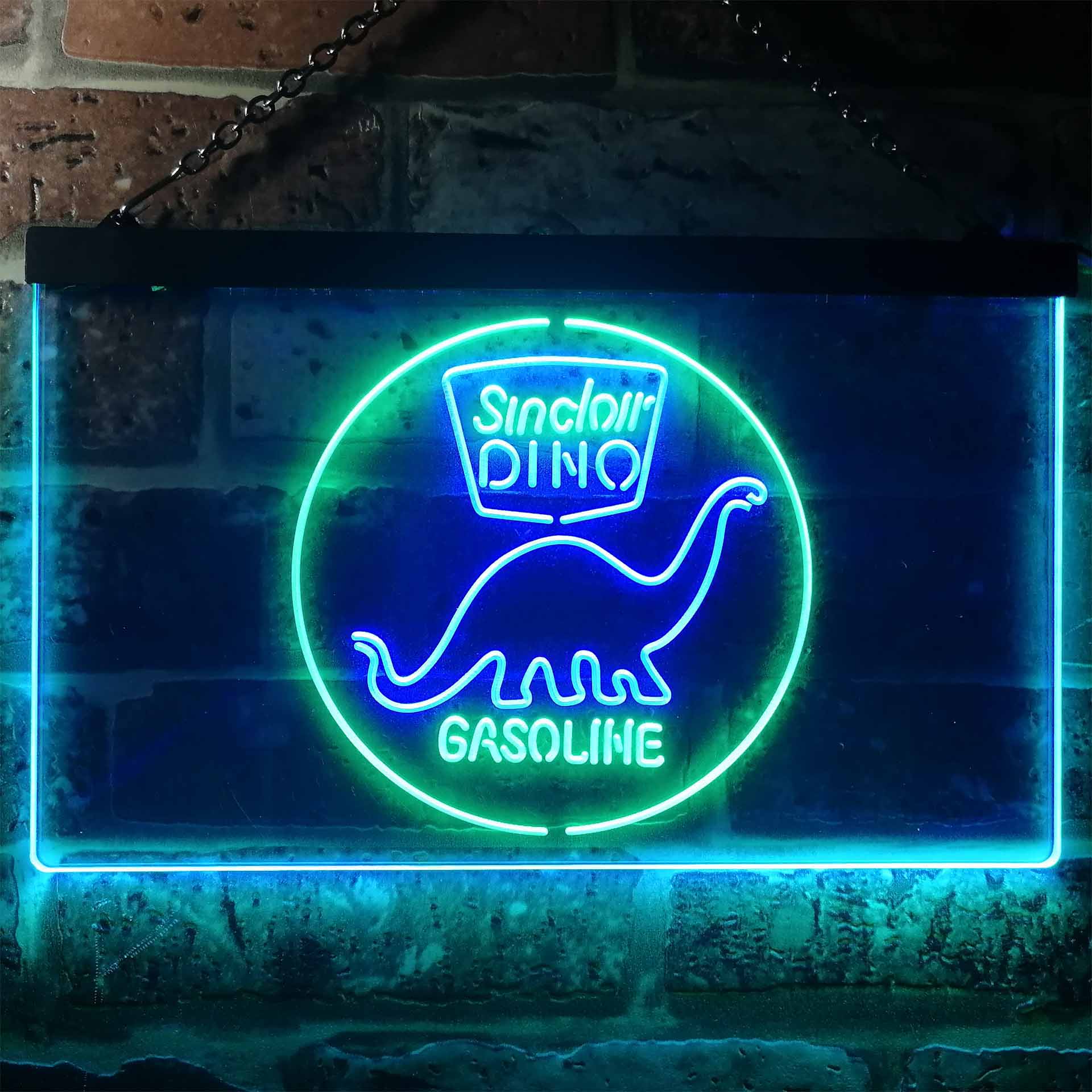 Sinclair Dinosaur Dino Neon LED Sign