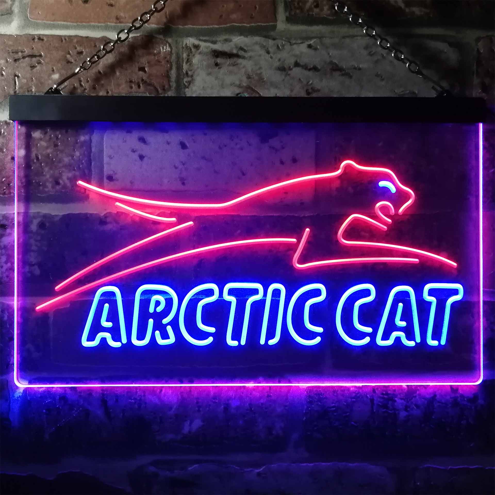 Snowmobile Sport Bar Neon LED Sign