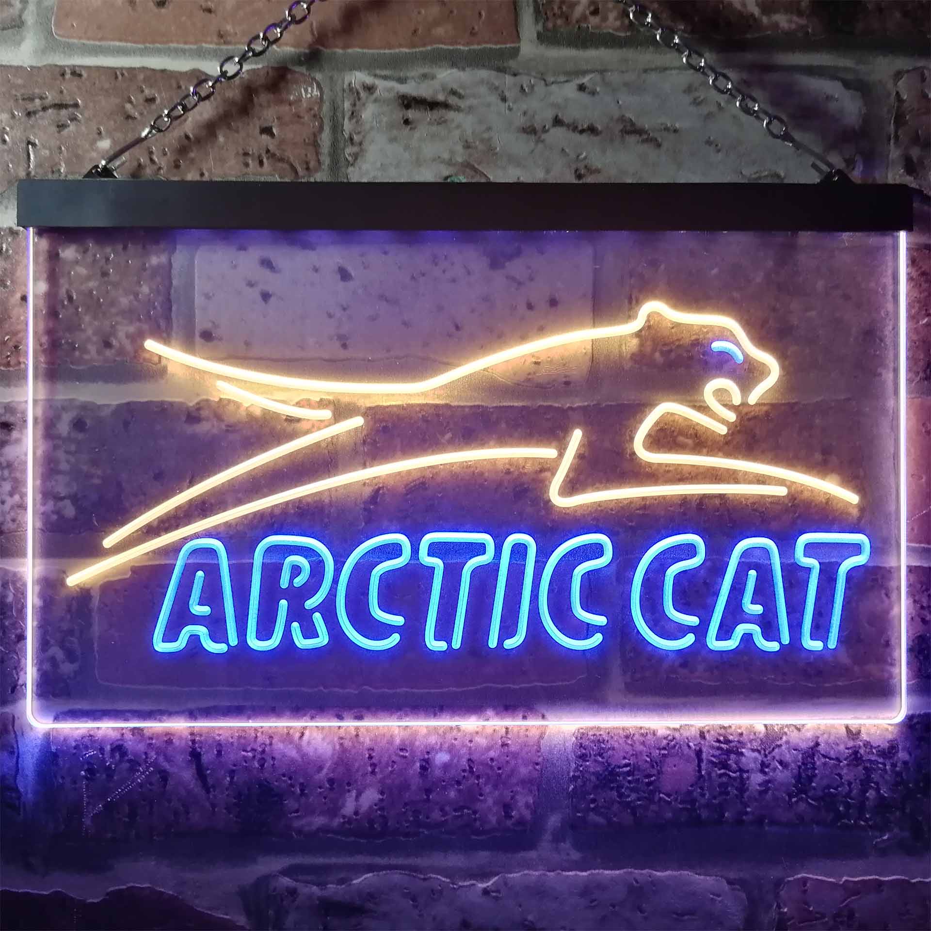 Snowmobile Sport Bar Neon LED Sign