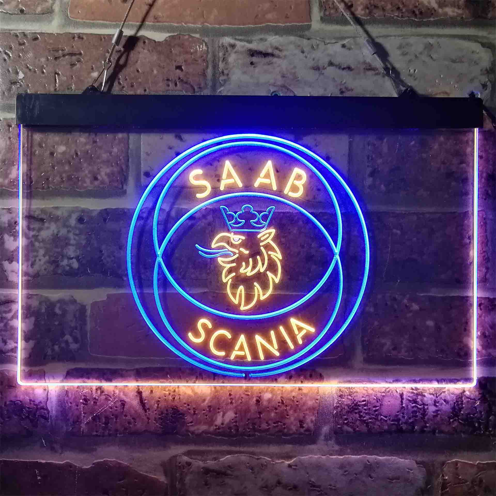 Scania Truck SAAB Neon Sign LED LAB CAVE scania-truck-saab-neon-sign-led-lab-cave