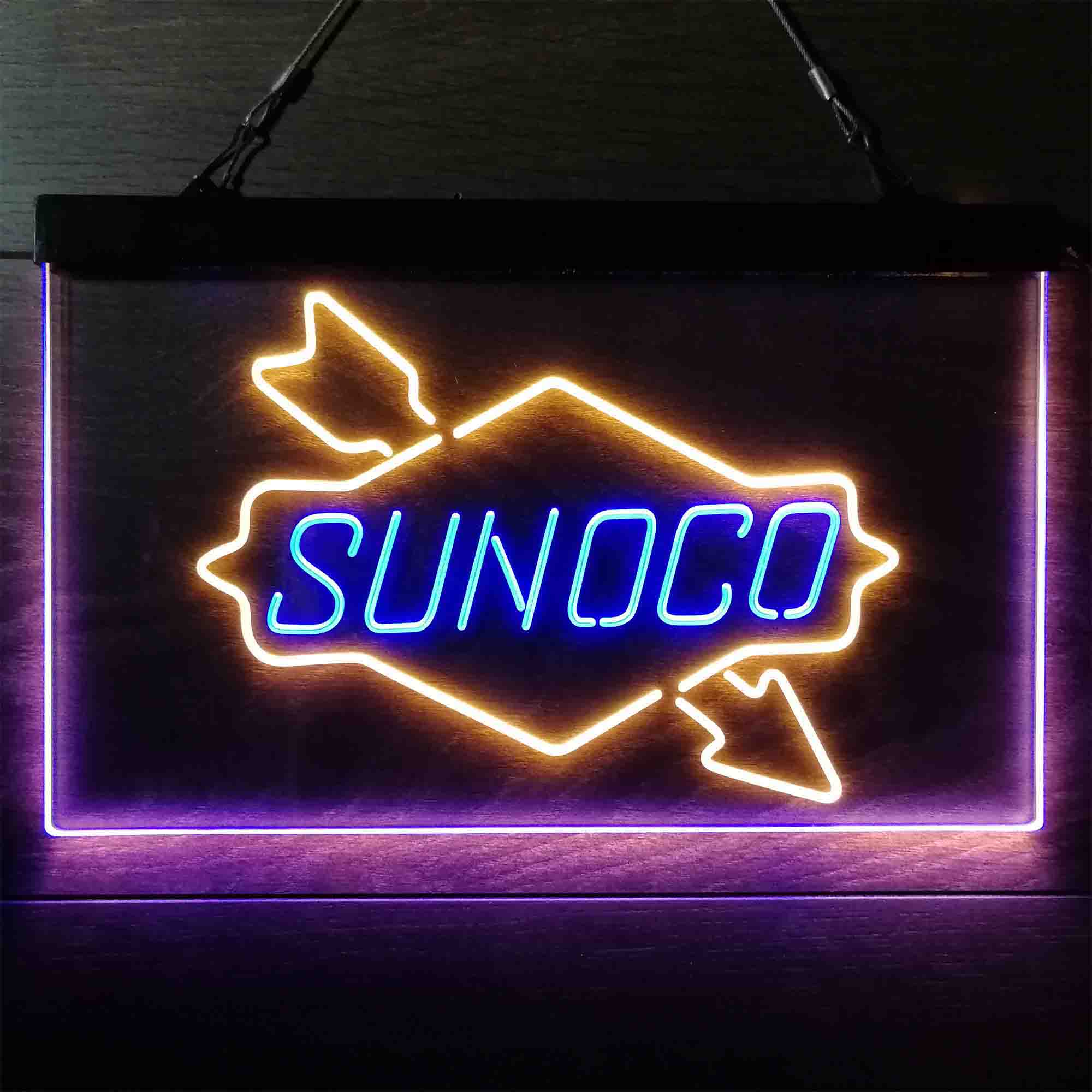 Sunoco Gas Gasoline Neon LED Sign