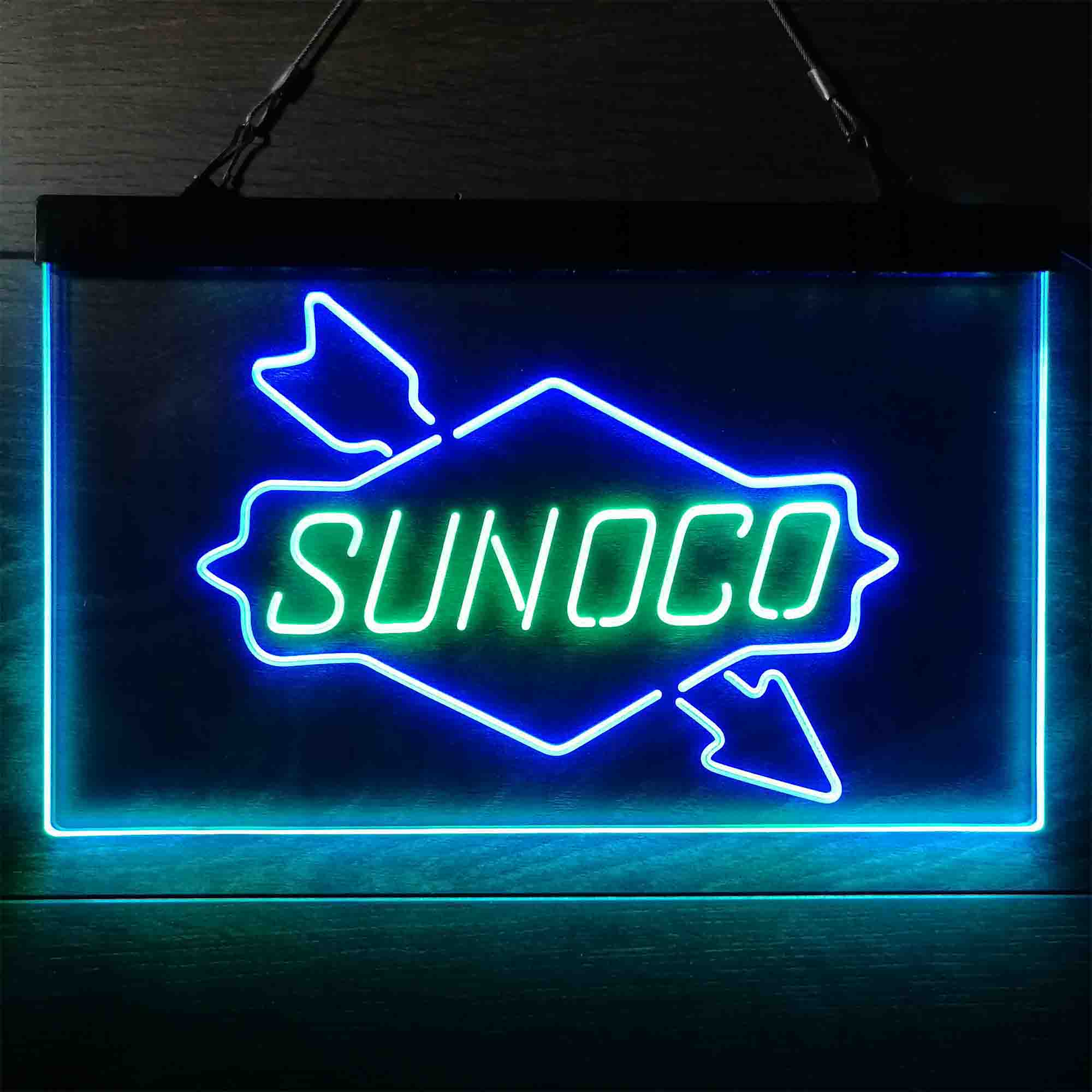 Sunoco Gas Gasoline Neon LED Sign