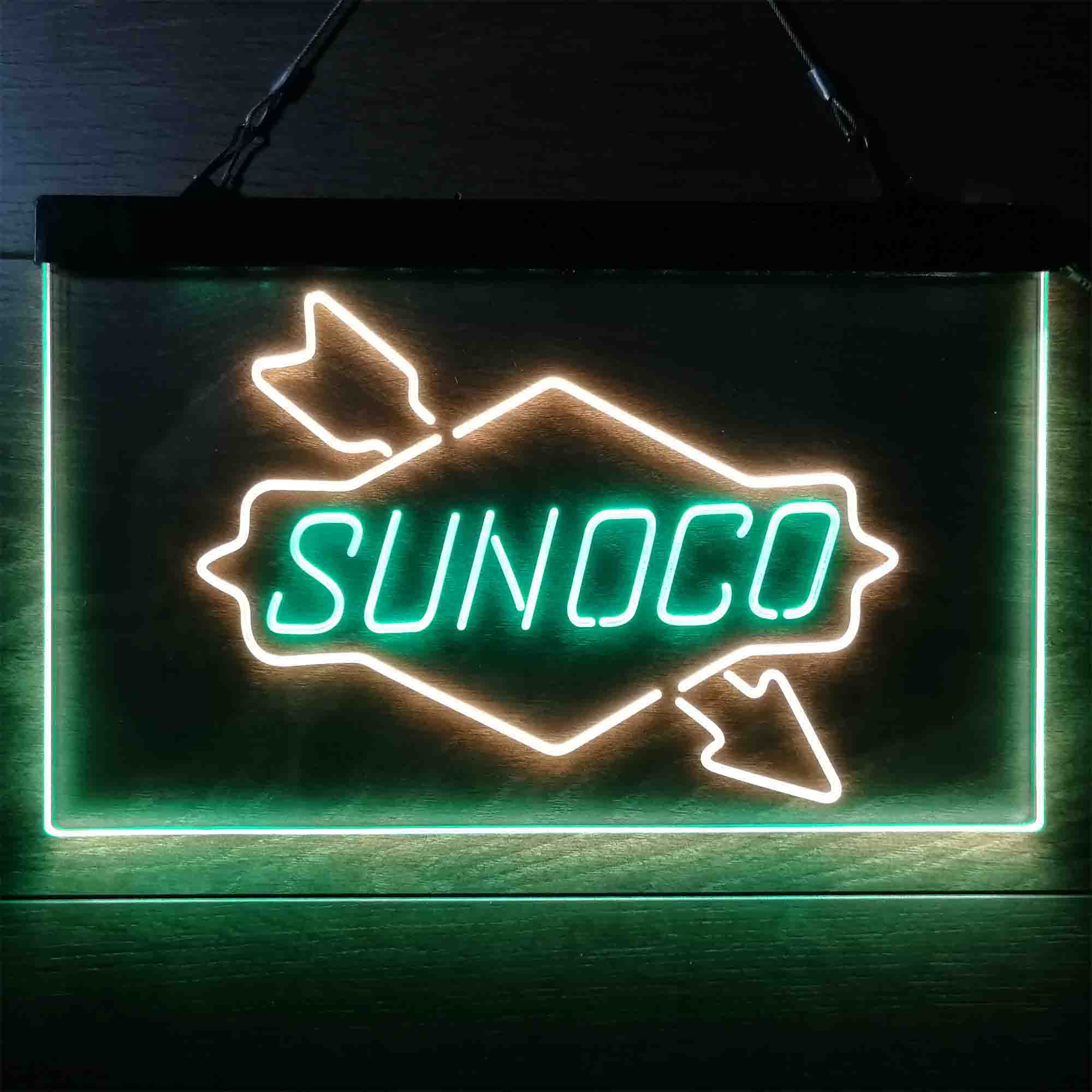 Sunoco Gas Gasoline Neon LED Sign