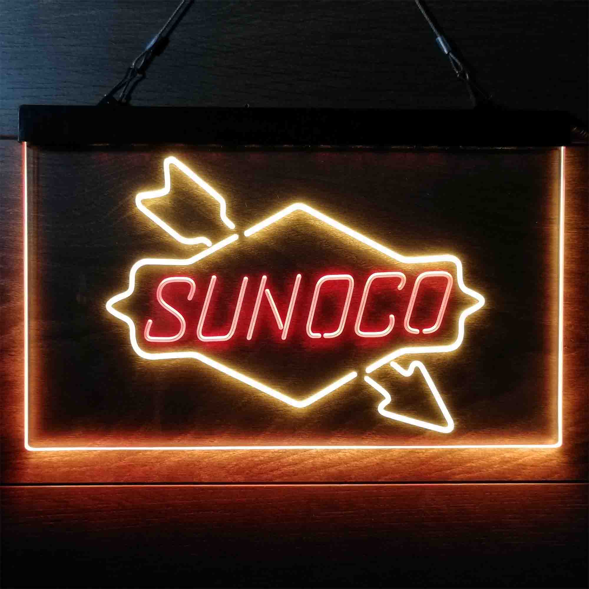 Sunoco Gas Gasoline Neon LED Sign