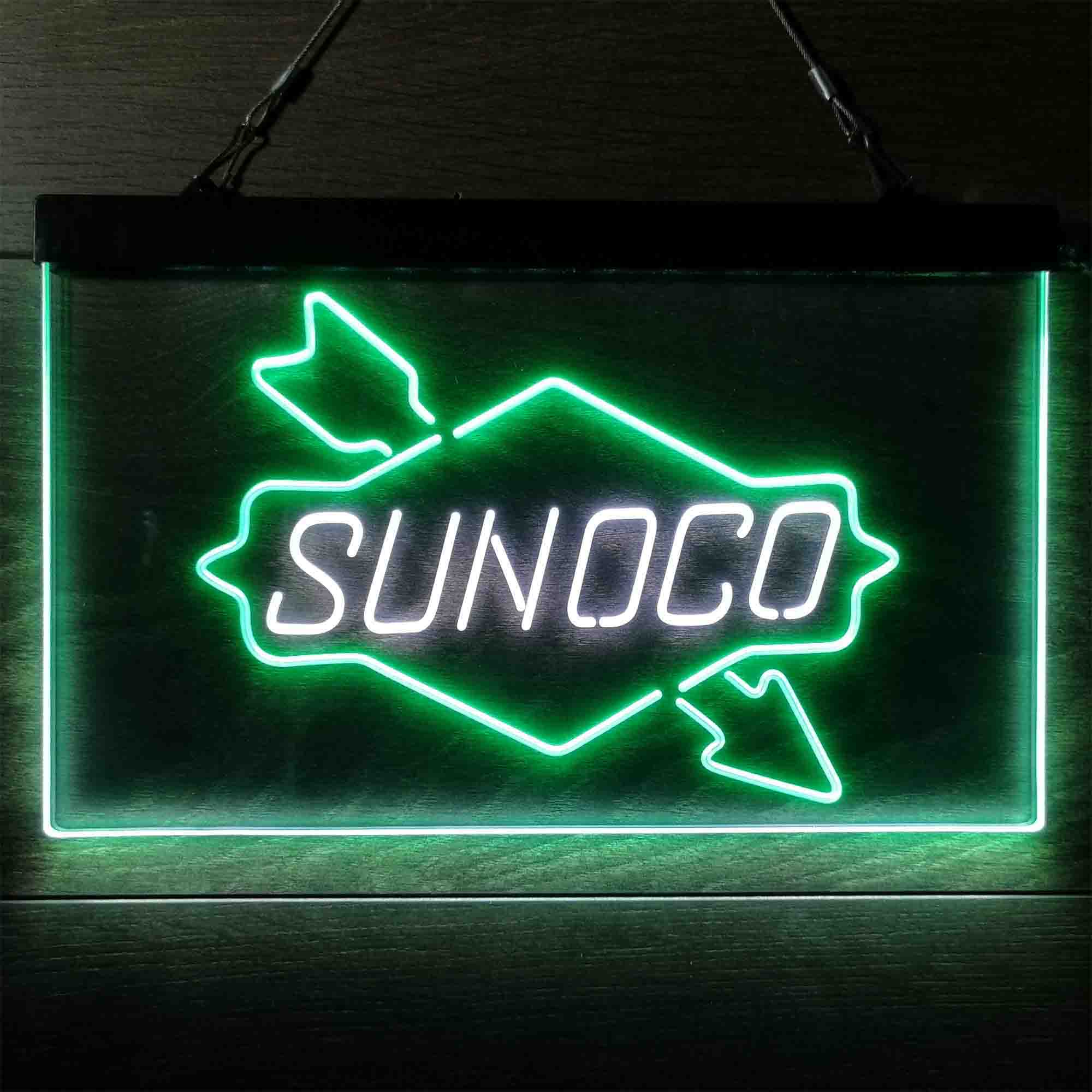 Sunoco Gas Gasoline Neon LED Sign