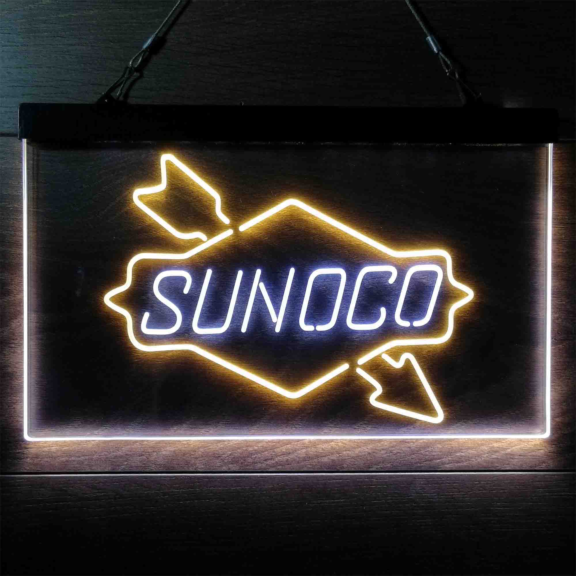 Sunoco Gas Gasoline Neon LED Sign