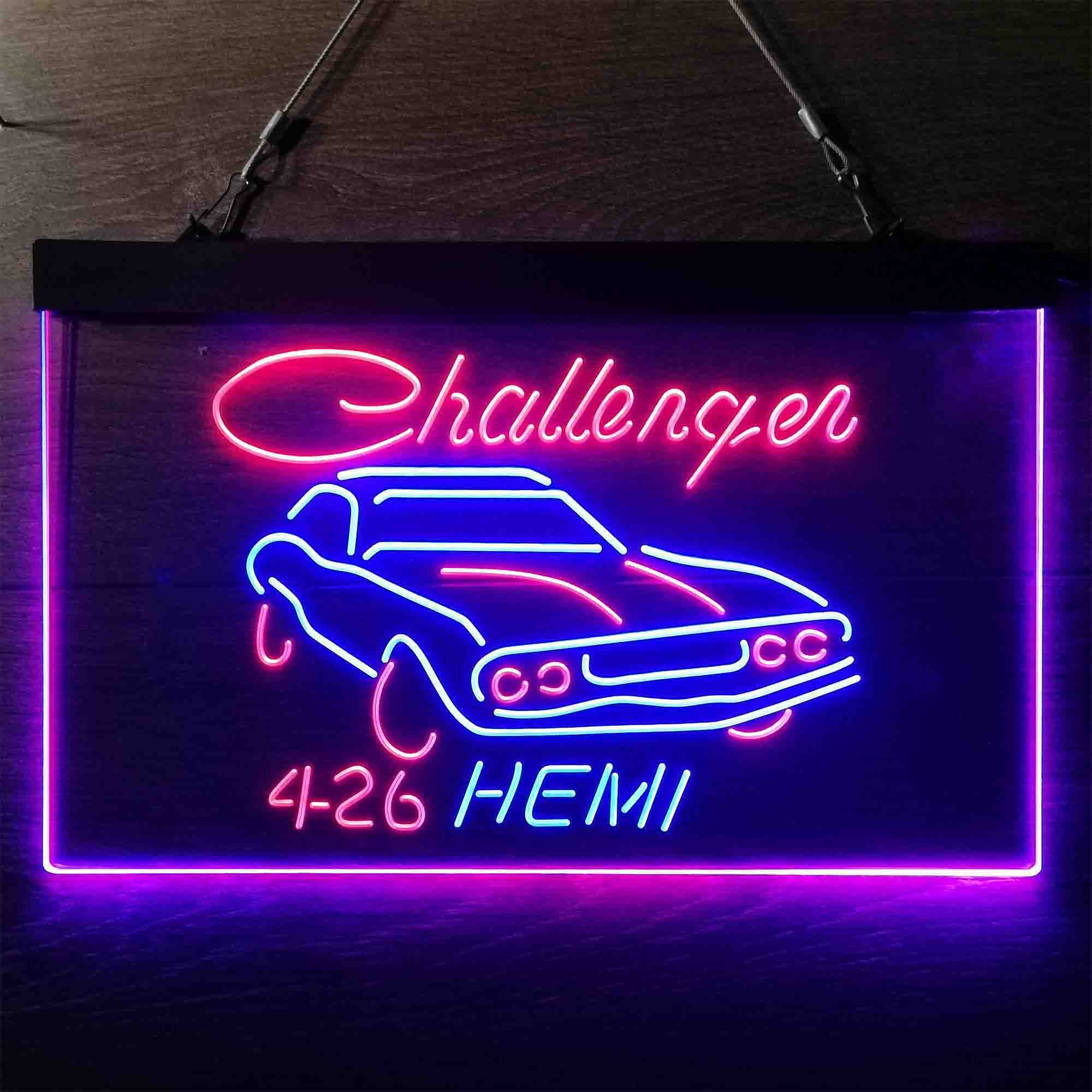 426 Hemi Challenger Dodge Neon LED Sign