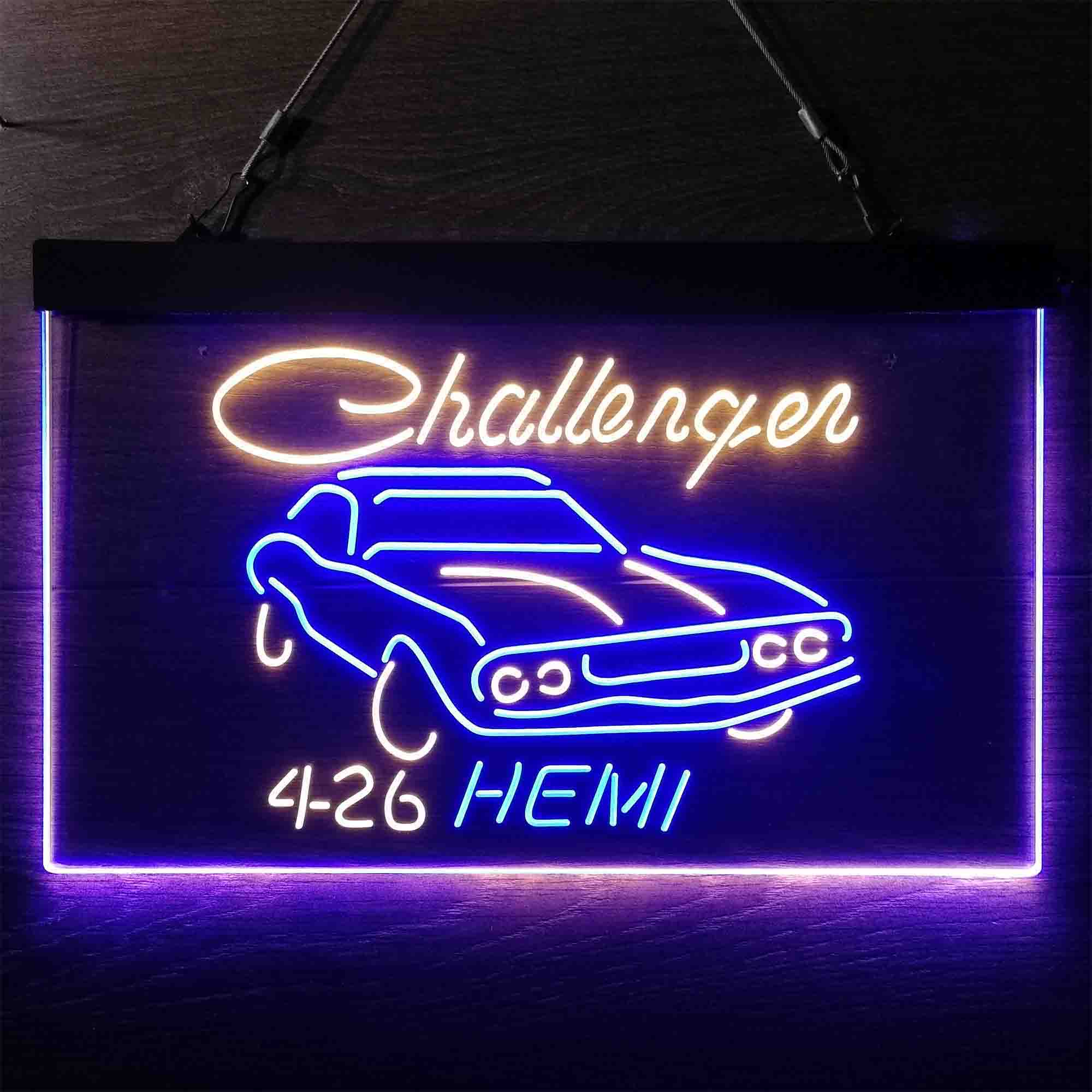 426 Hemi Challenger Dodge Neon LED Sign