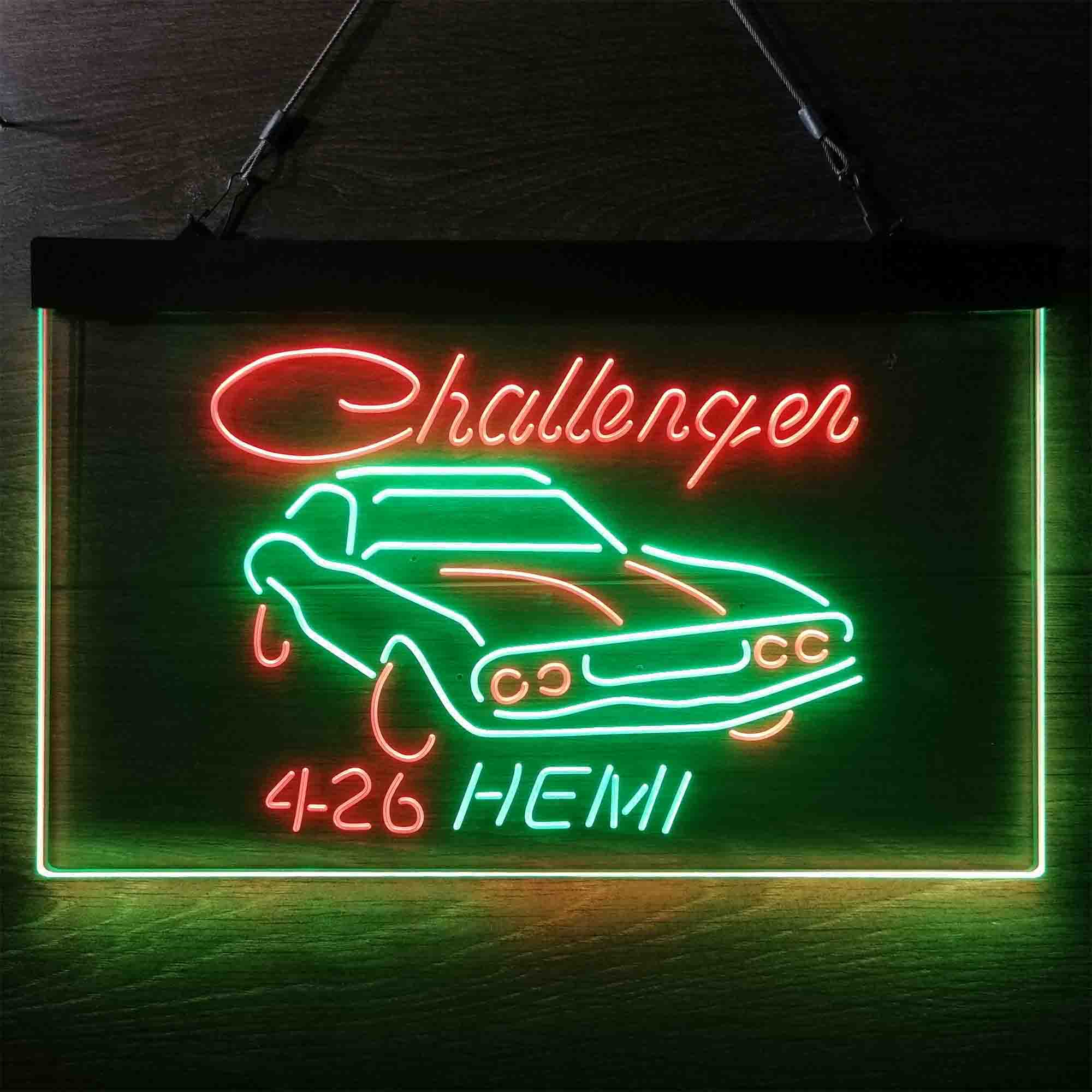 426 Hemi Challenger Dodge Neon LED Sign