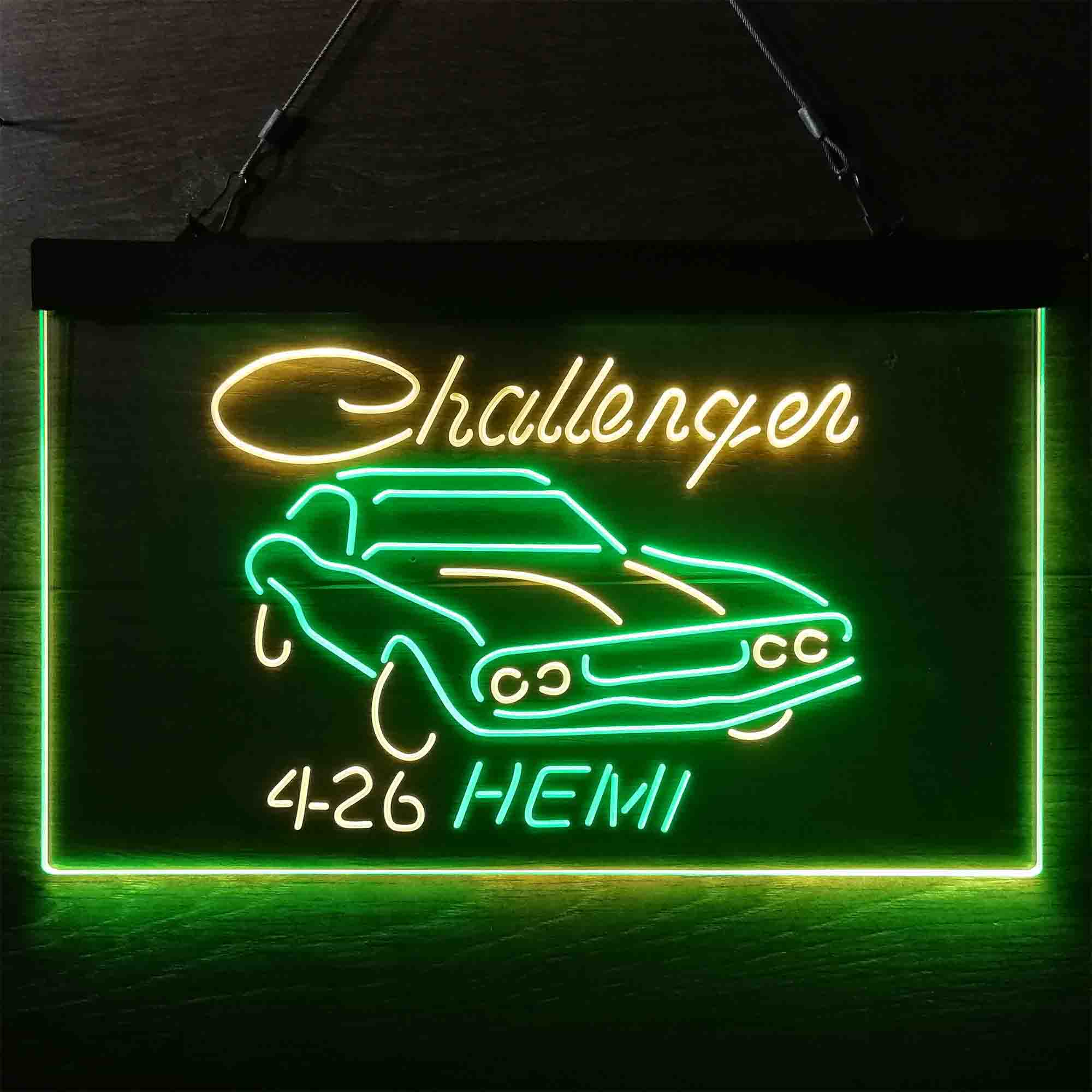 426 Hemi Challenger Dodge Neon LED Sign