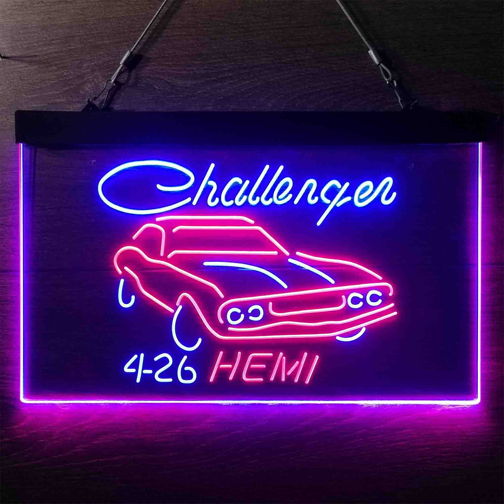 426 Hemi Challenger Dodge Neon LED Sign