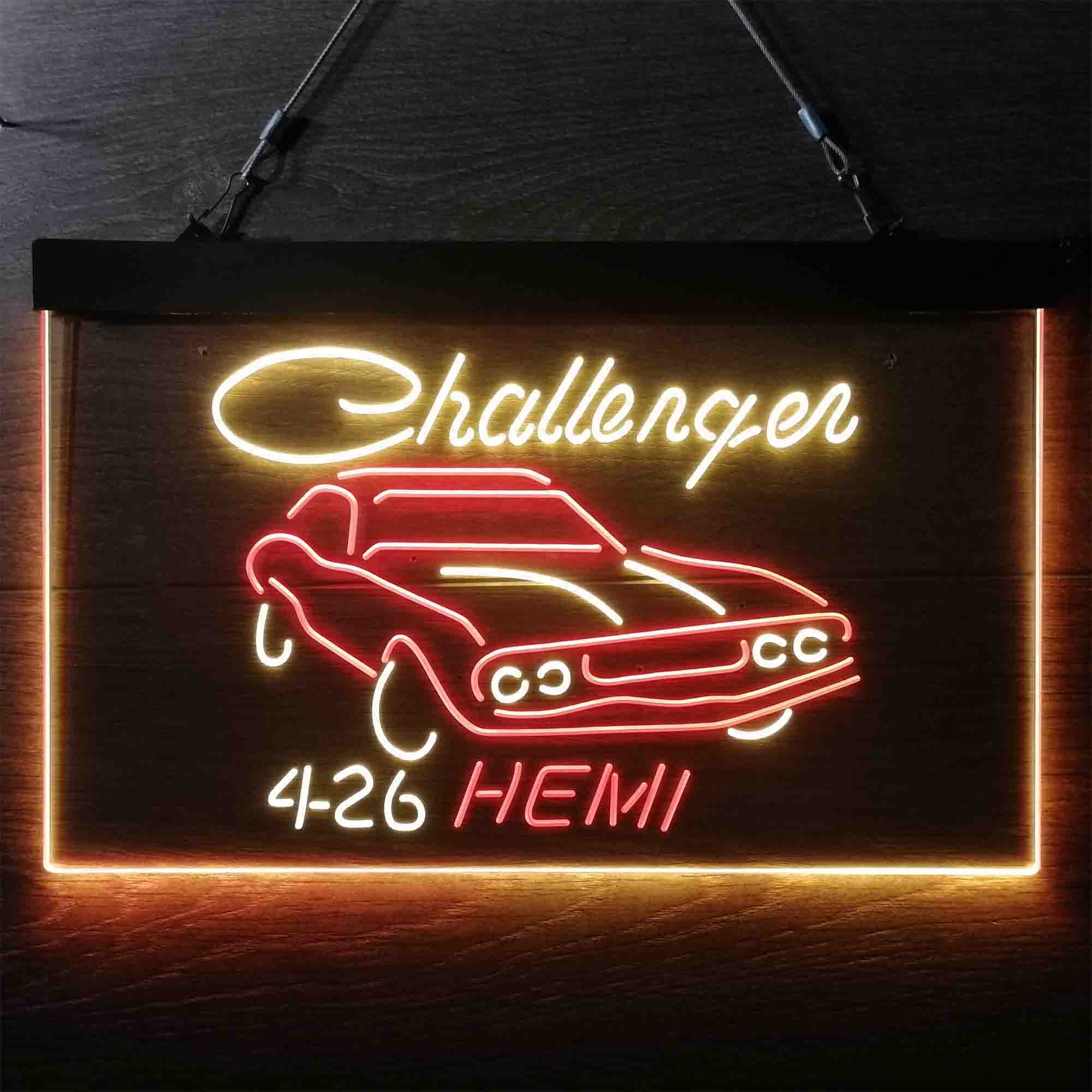 426 Hemi Challenger Dodge Neon LED Sign