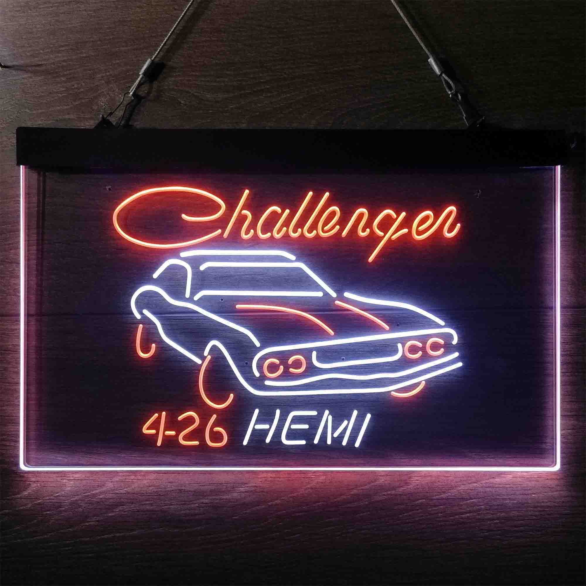 426 Hemi Challenger Dodge Neon LED Sign