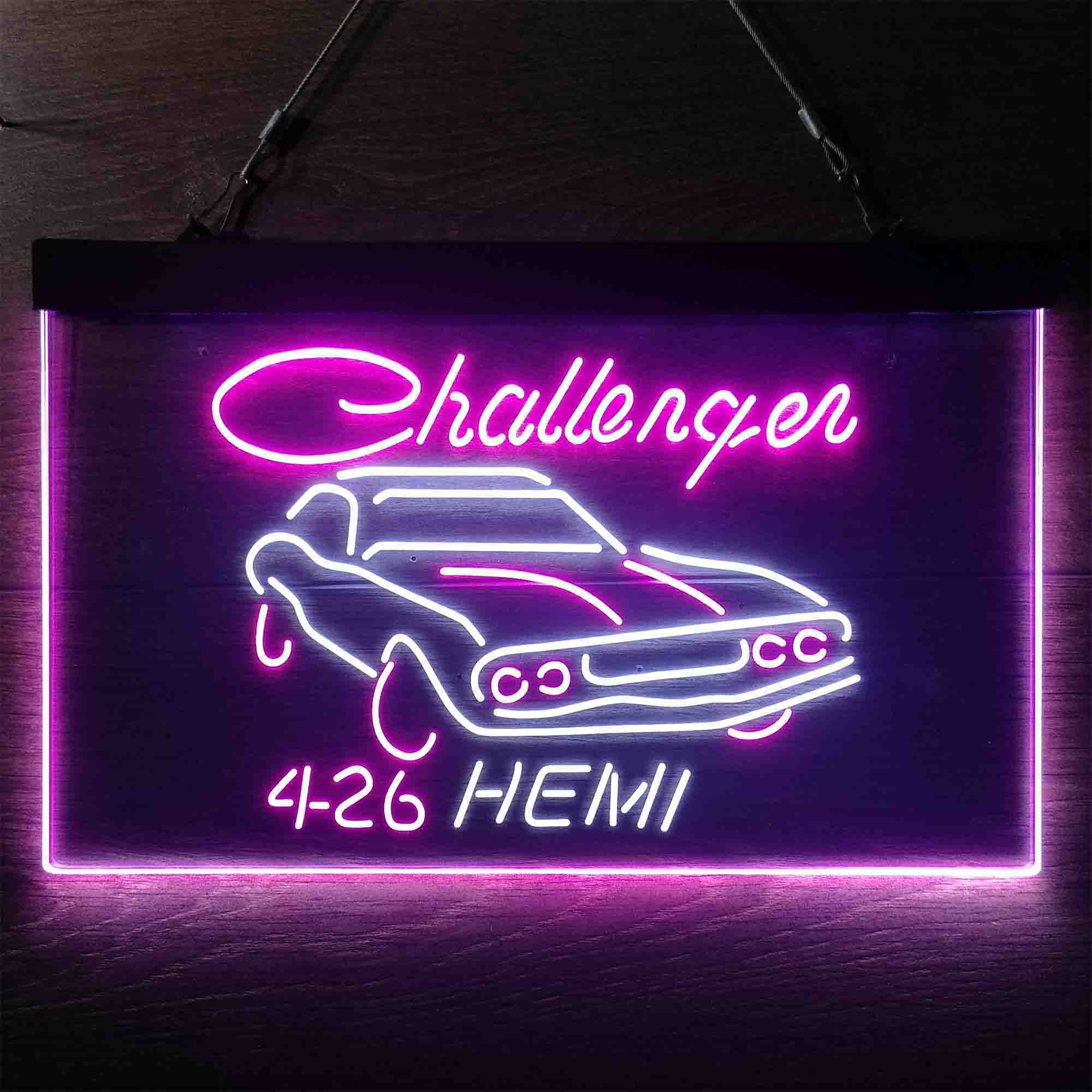 426 Hemi Challenger Dodge Neon LED Sign