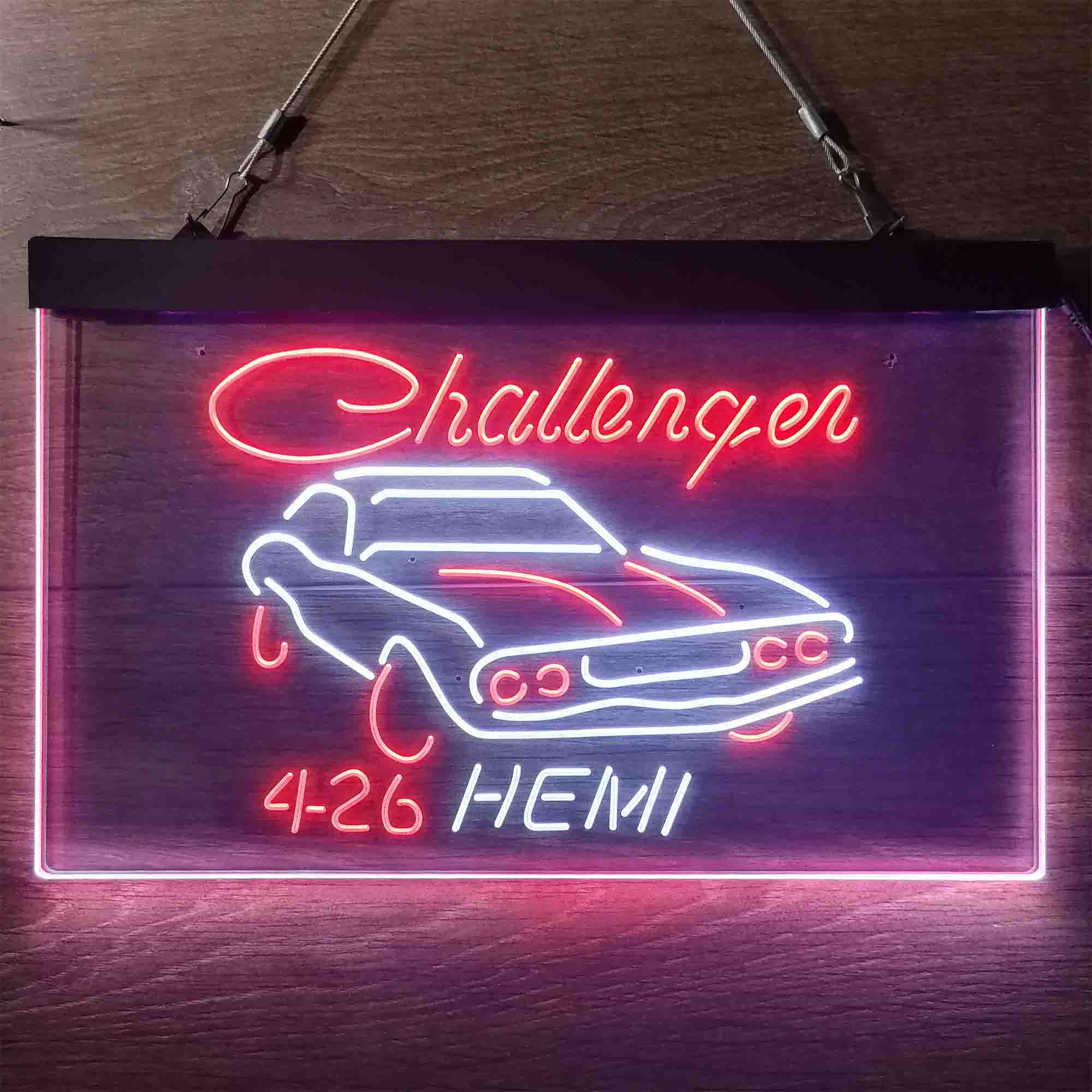 426 Hemi Challenger Dodge Neon LED Sign