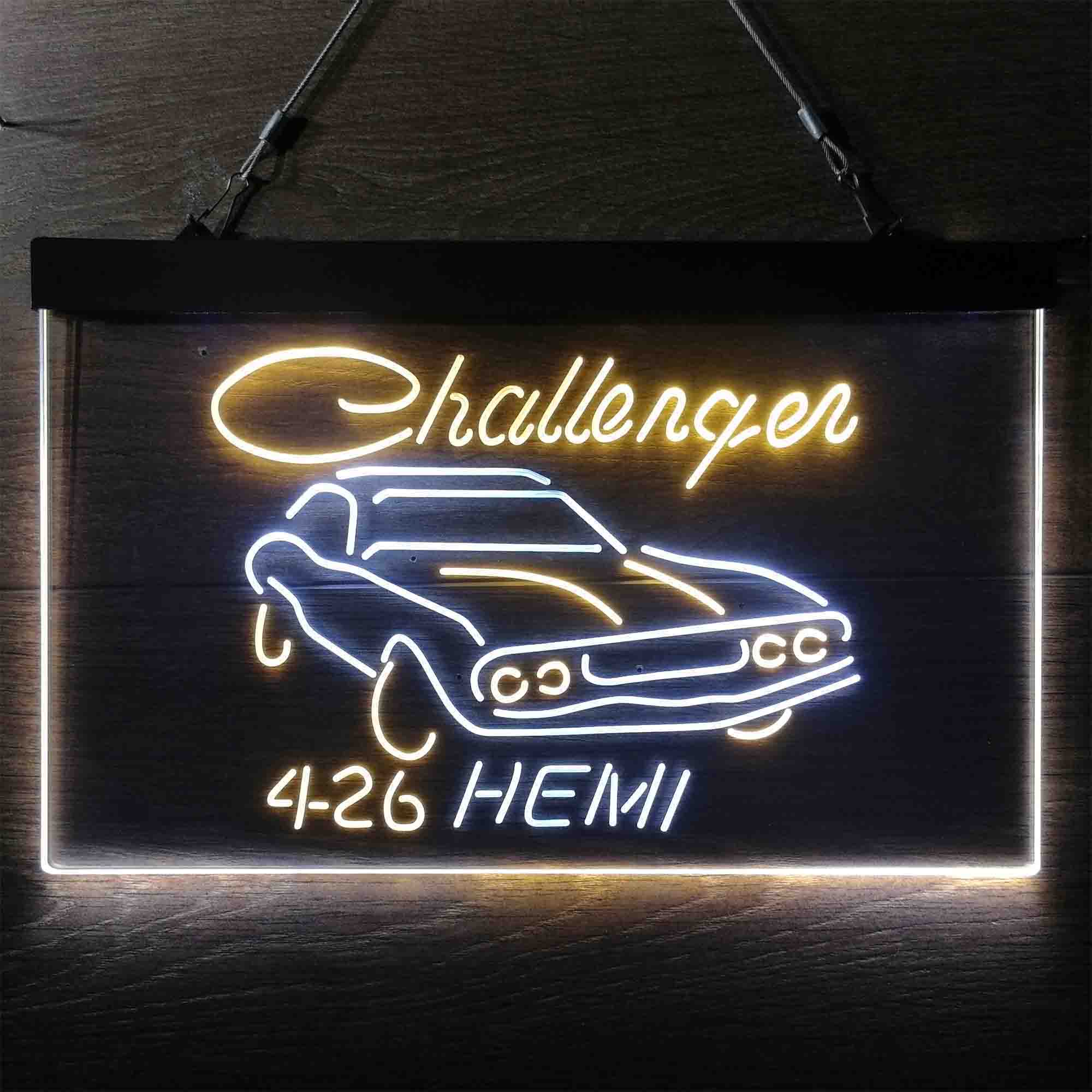 426 Hemi Challenger Dodge Neon LED Sign