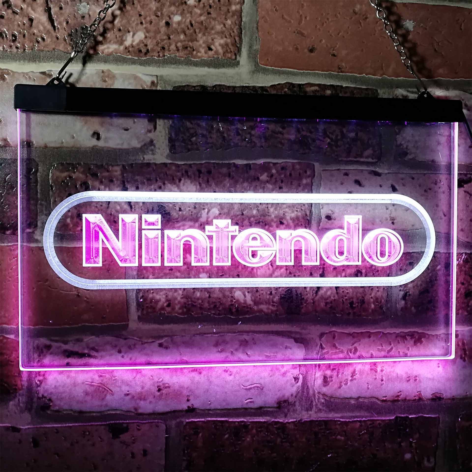 Nintendo Game Room Bar Neon LED Sign