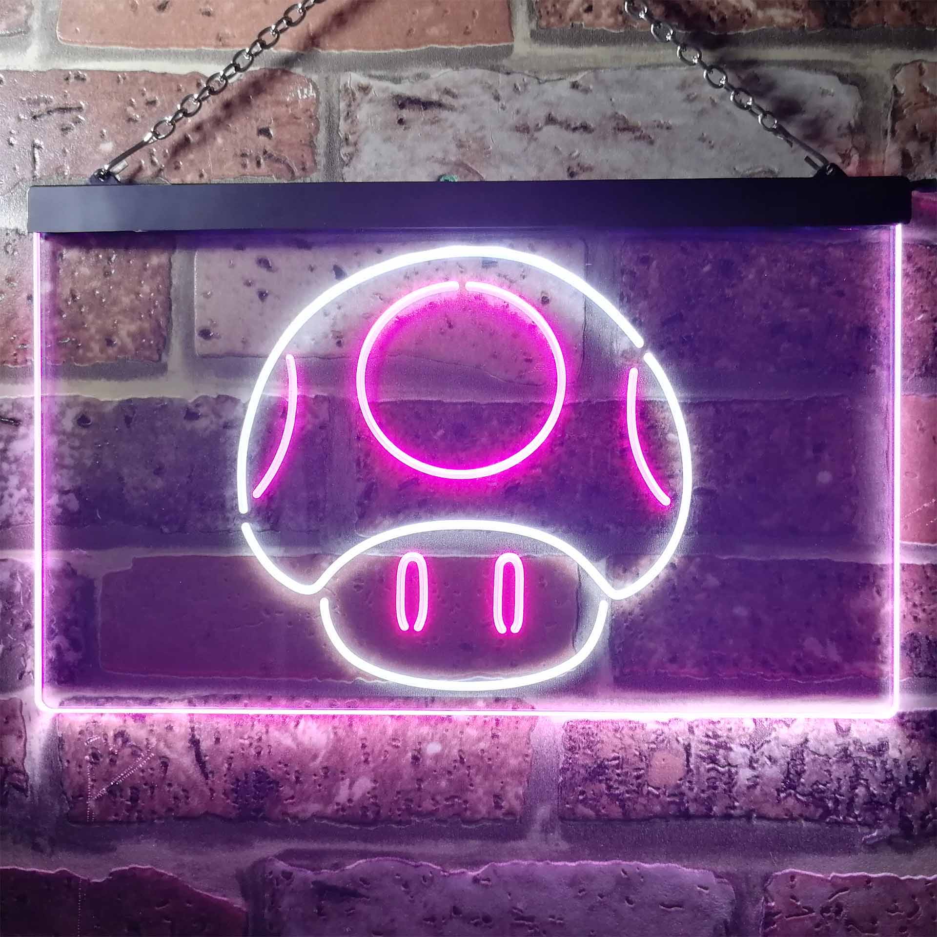 Mario Mushroom Neon LED Sign