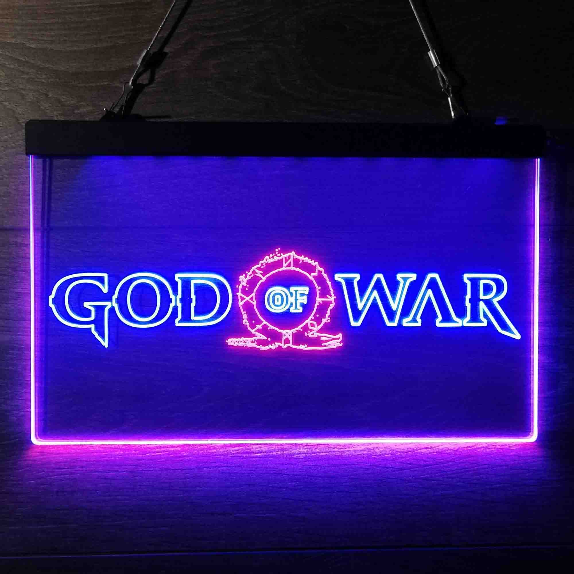 God of War Neon LED Sign