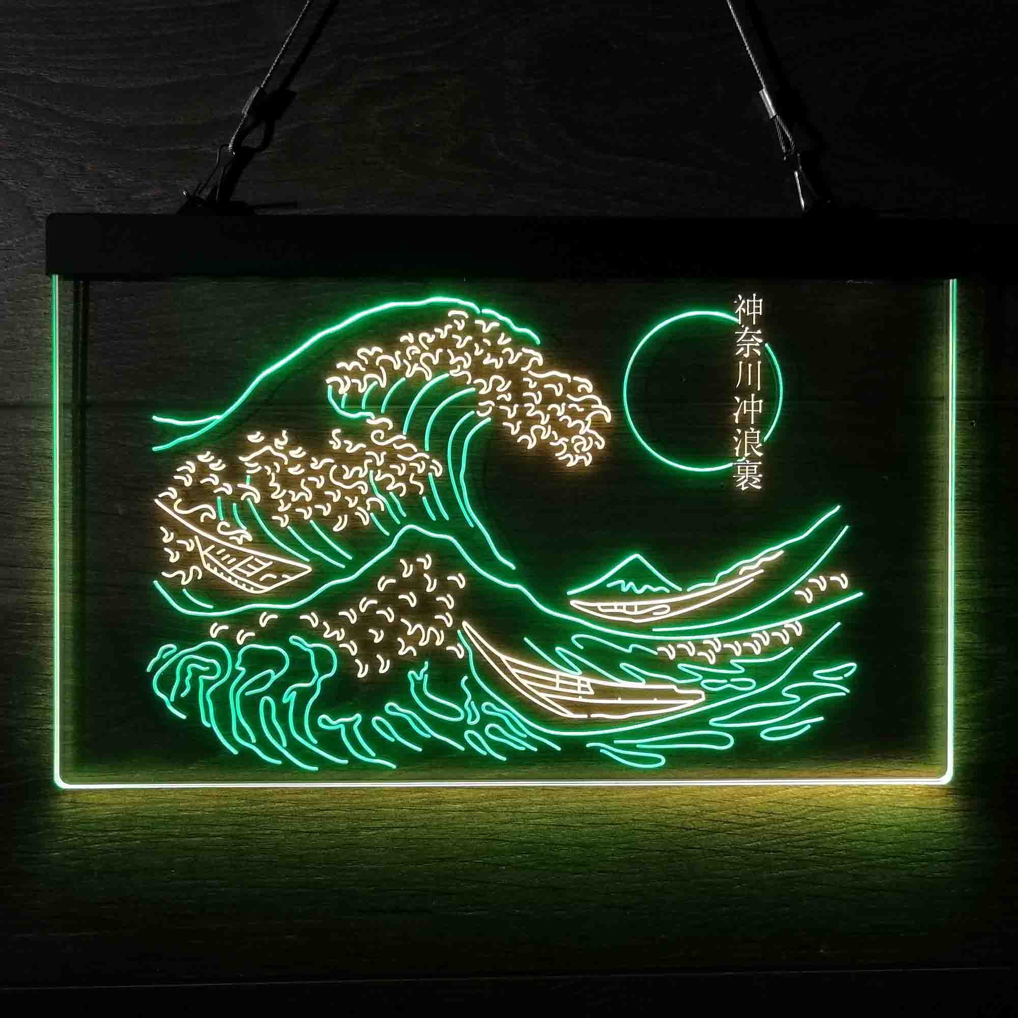 The Great Wave Off Kanagawa Neon LED Sign