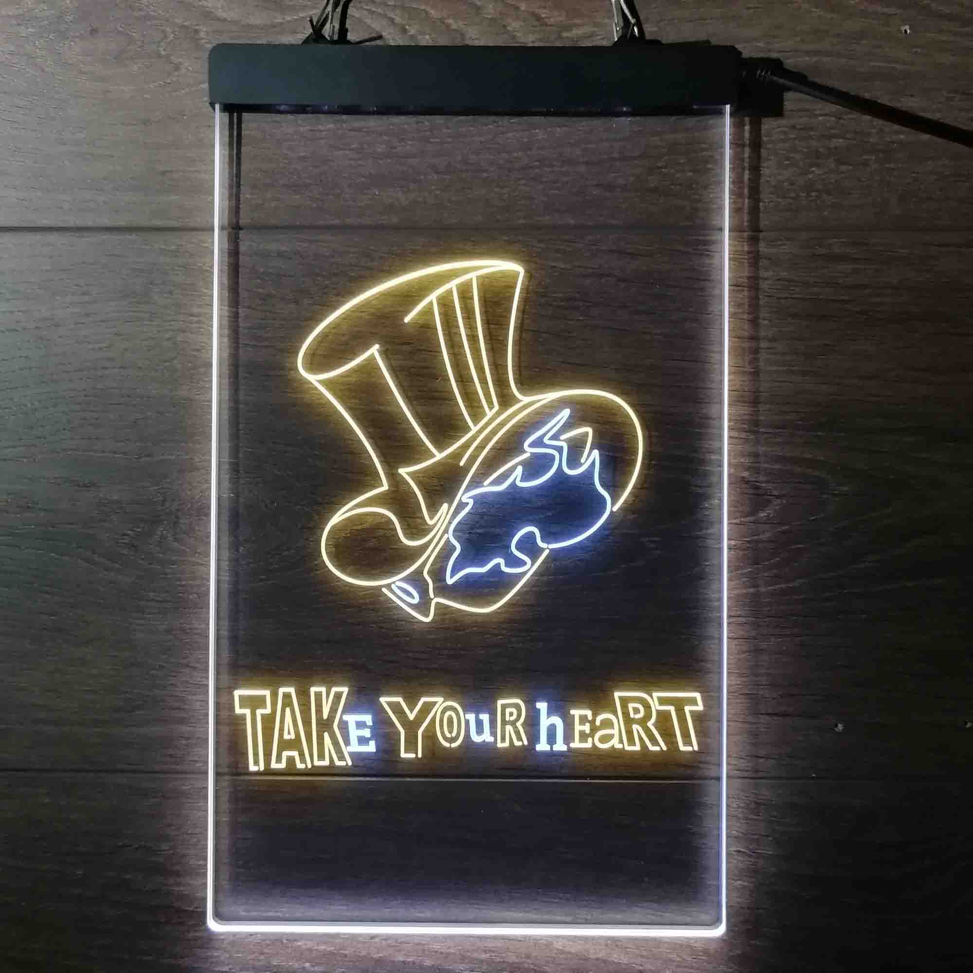 Persona 5 Take Your Heart Neon LED Sign
