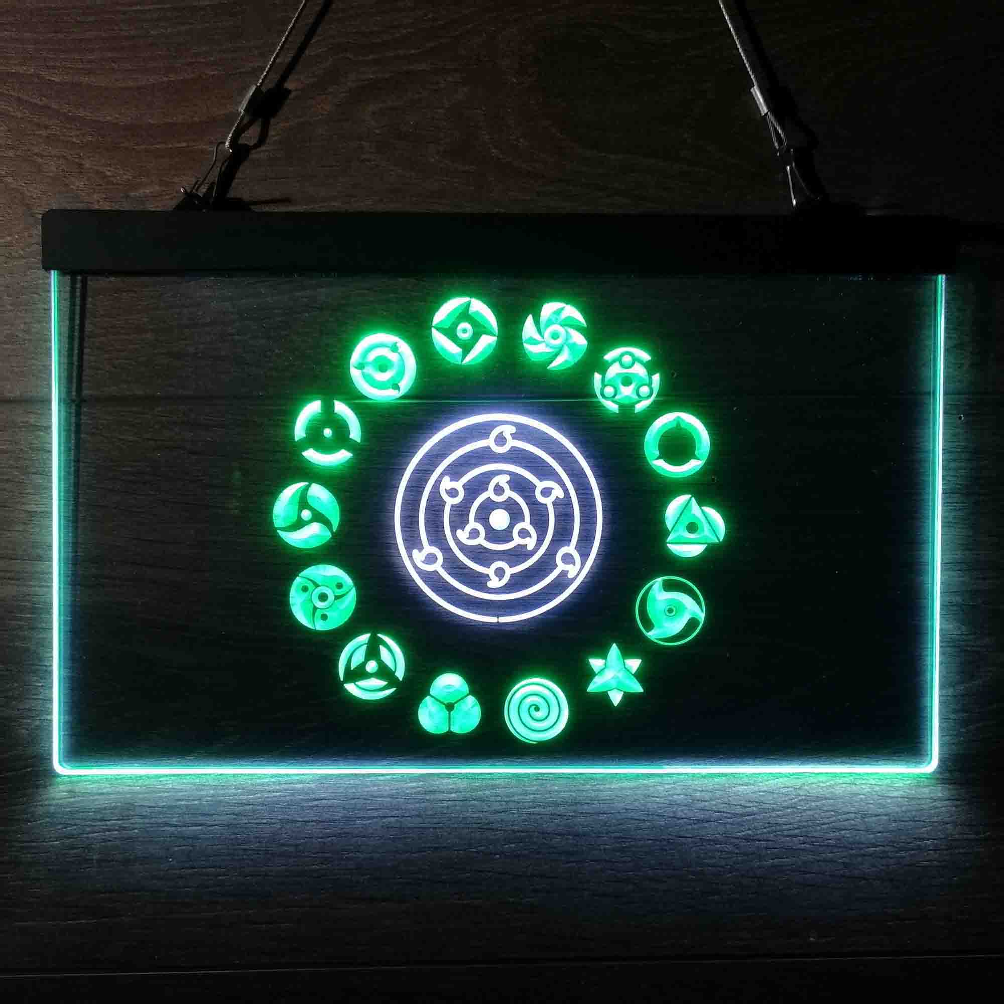Naruto Akatsuki Sasuke Kakashi Sharingan Neon Sign - LED LAB CAVE