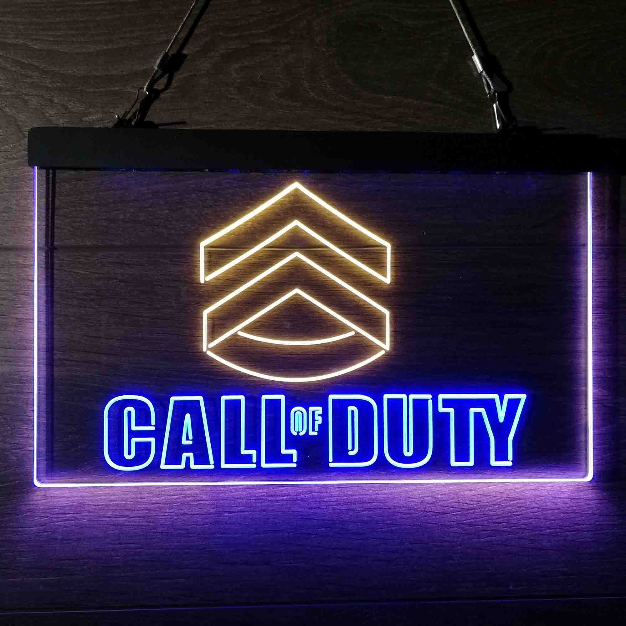 Call of Duty Logo Neon Sign - LED LAB CAVE