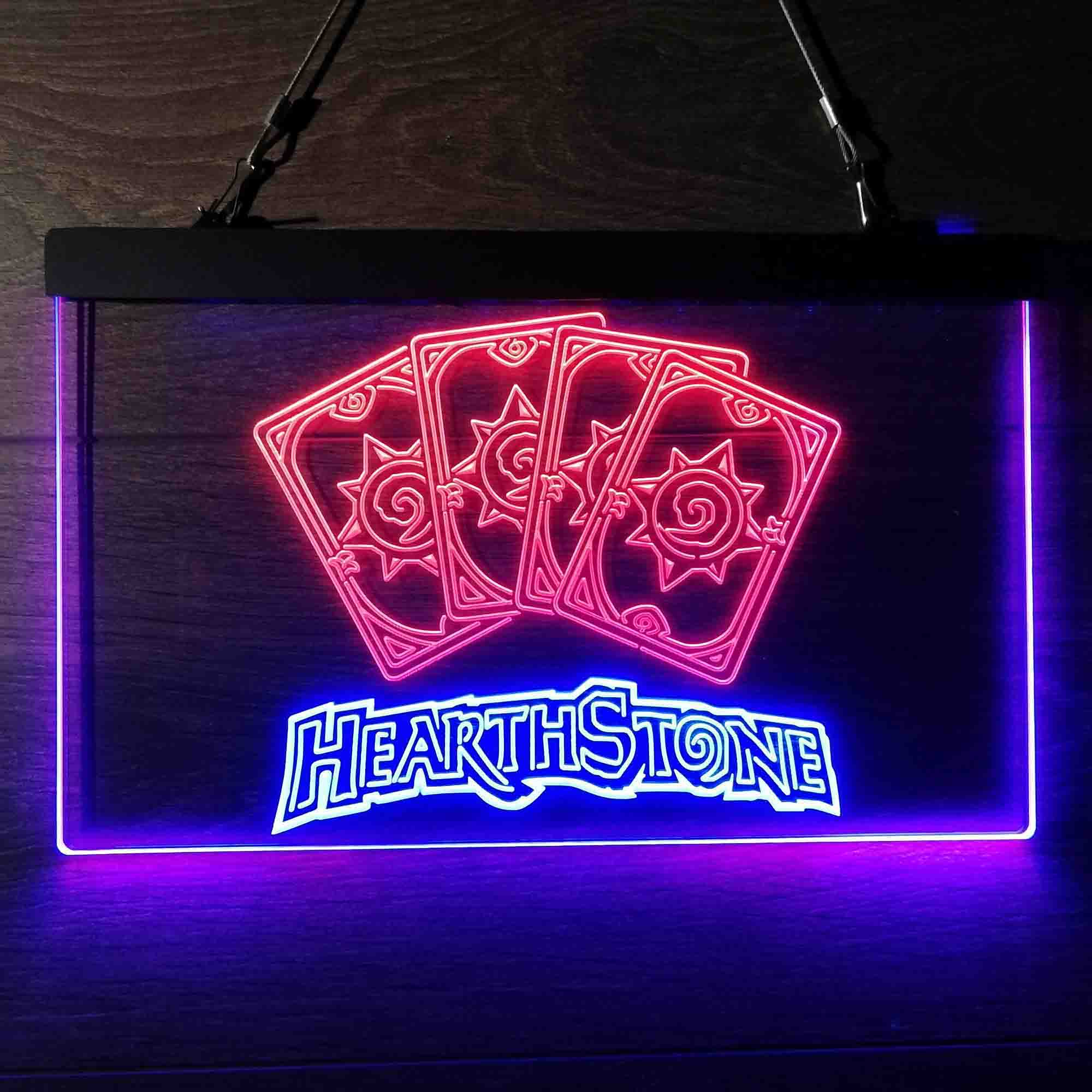Hearthstone Card Game Neon LED Sign