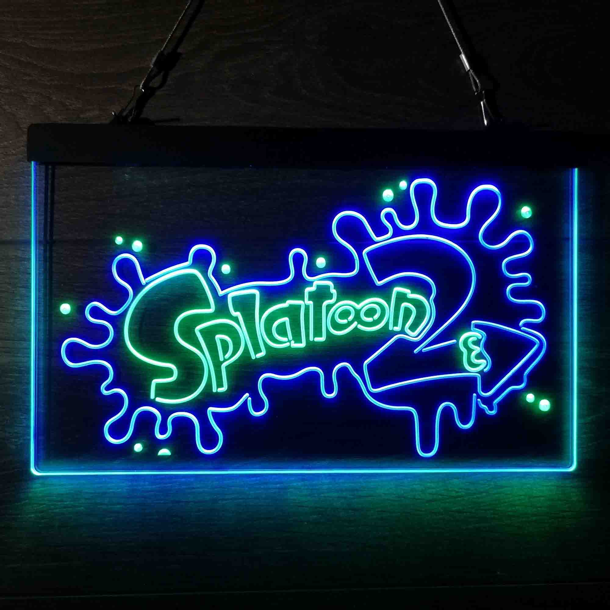 Splatoon 2 Neon LED Sign